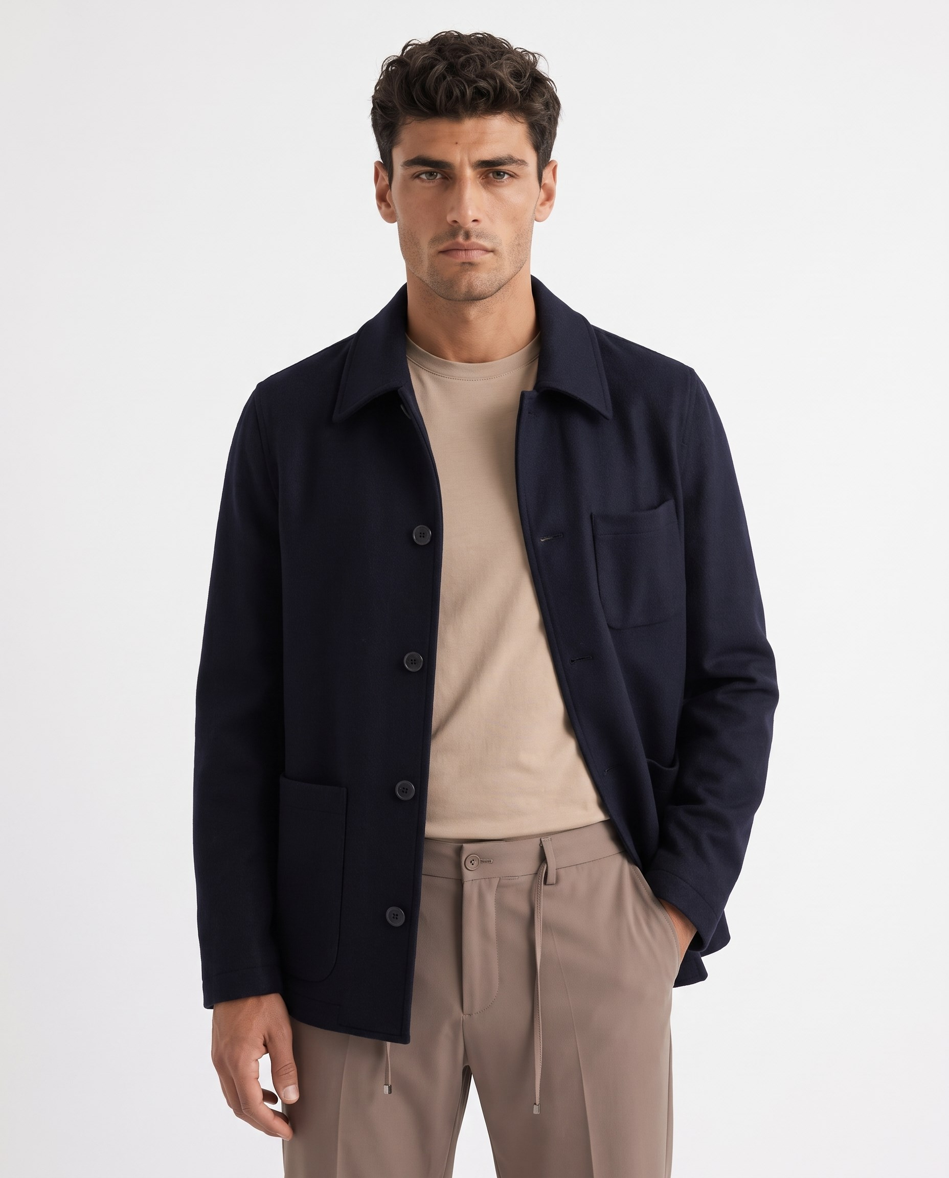 Jake Overshirt Lacivert