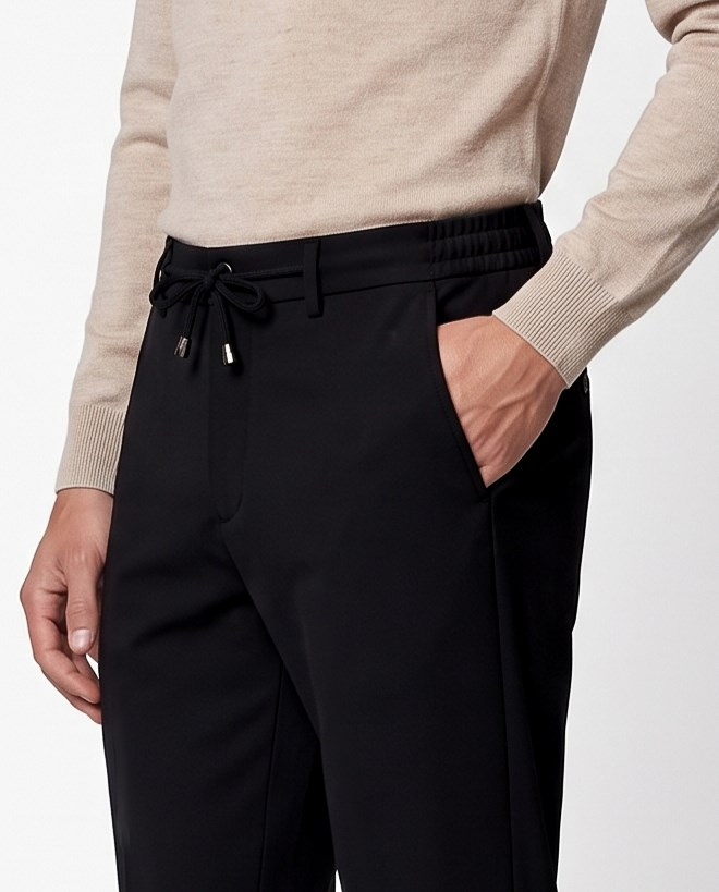 Alfio Jogger Pantolon Siyah