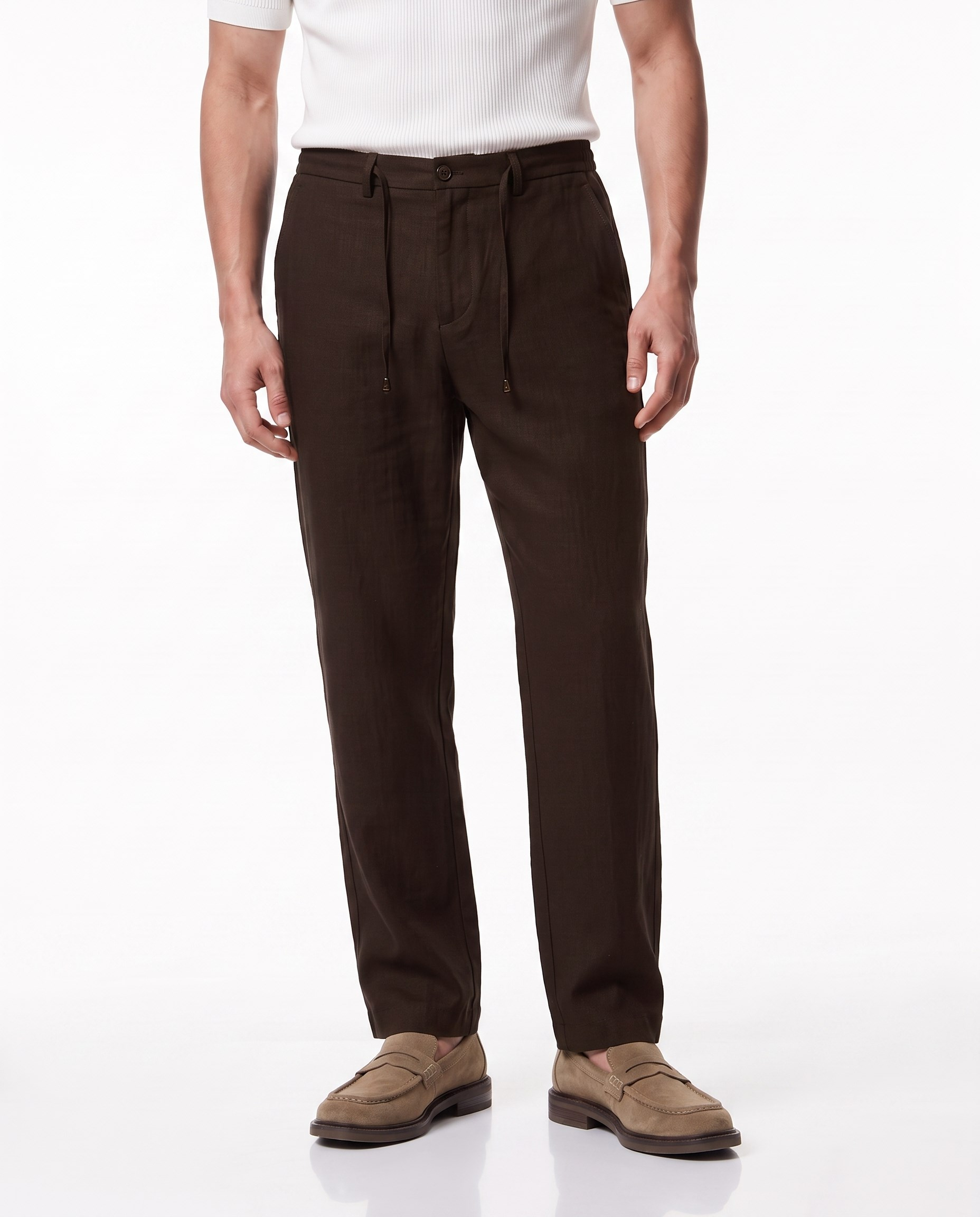 Soft Ruby Jogger Pantolon Kahverengi