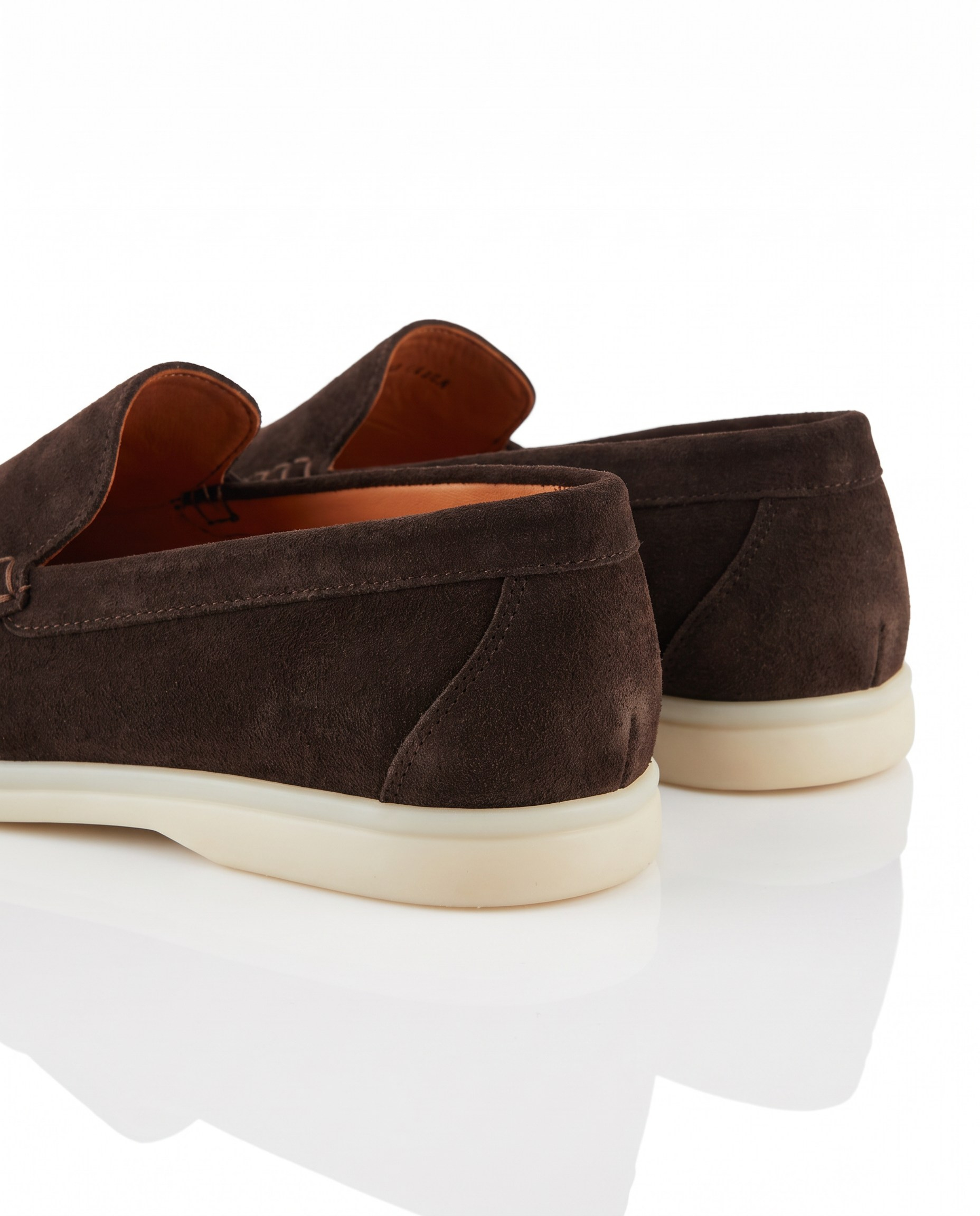 Monk Loafer Shoes Brown Suede