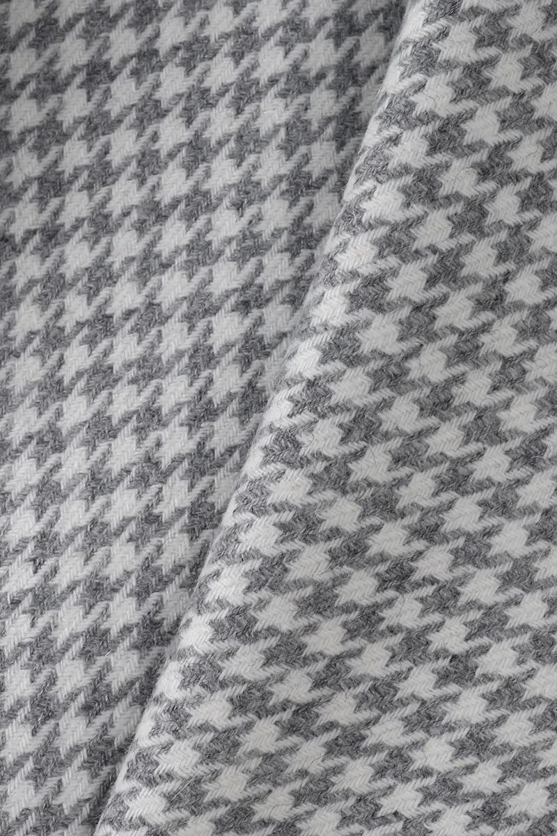 Double-Breasted Jacket Light Grey
