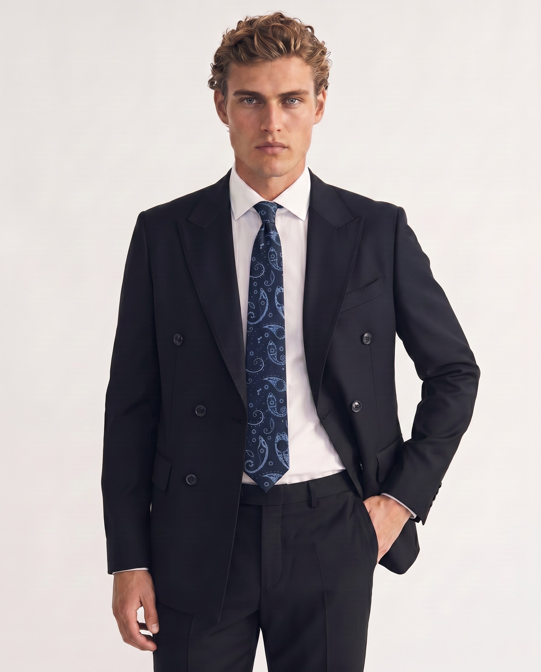 Chalire Kruvaze Takım Elbise