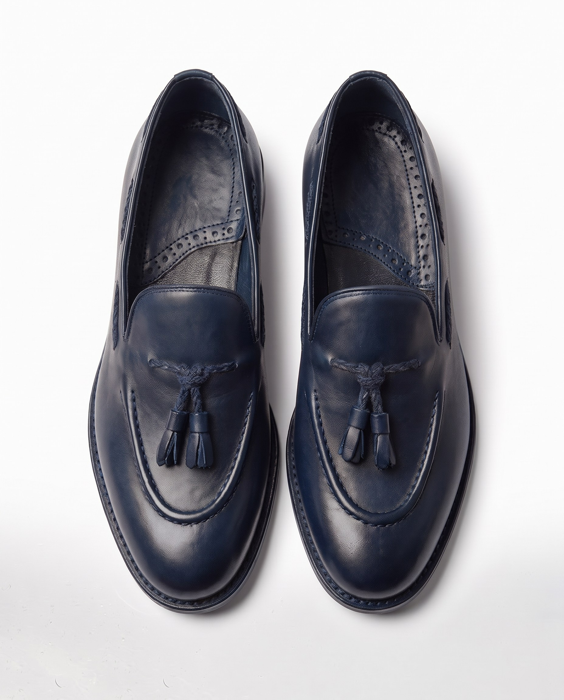 Loafers Shoes Navy Santo
