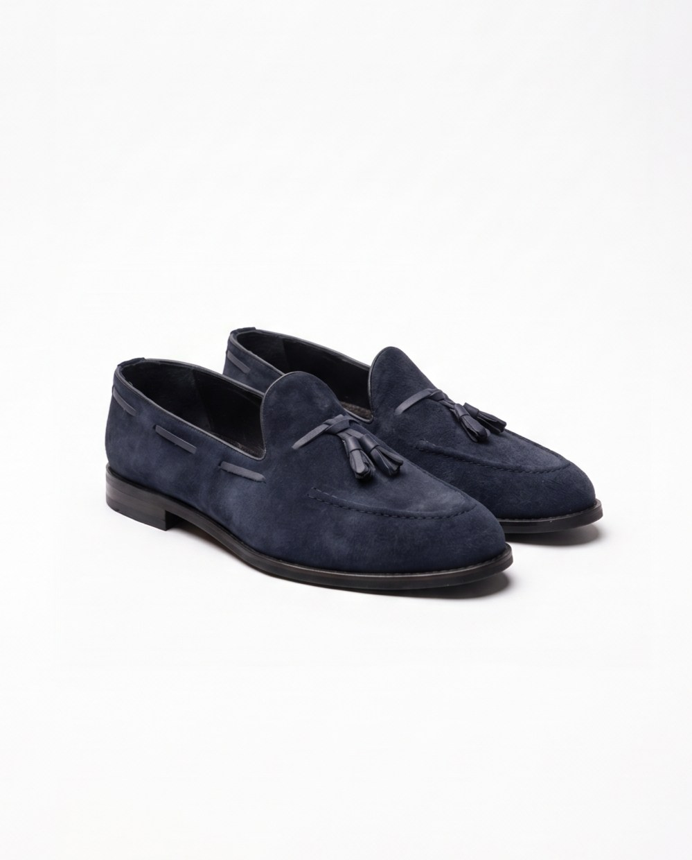 Loafers Navy Suede