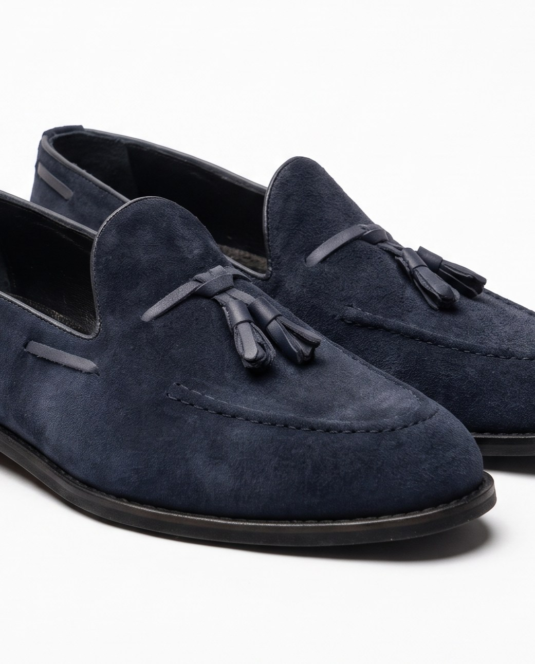Loafers Navy Suede