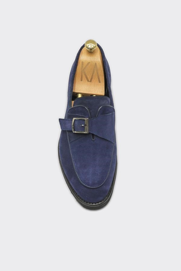 Loafer Ayakkabı Lacivert Süet