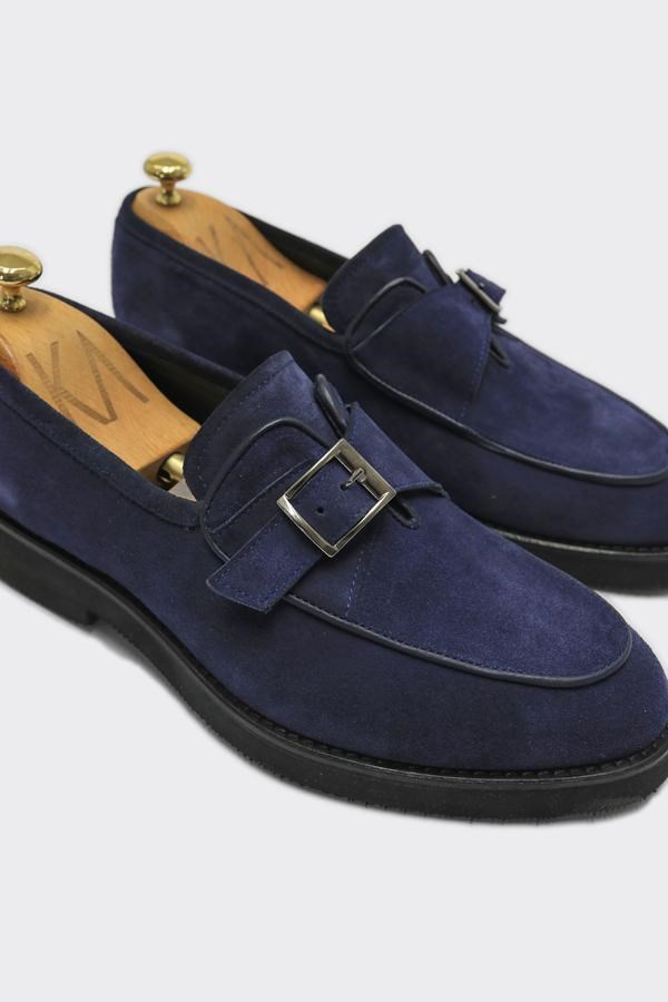 Loafer Ayakkabı Lacivert Süet