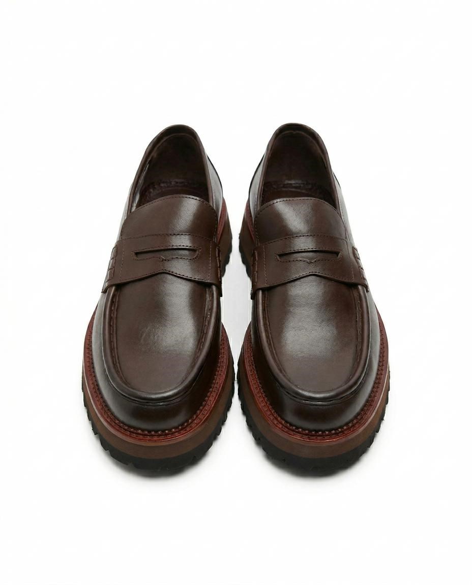 Loafer Ayakkabı Acı Kahve Santo