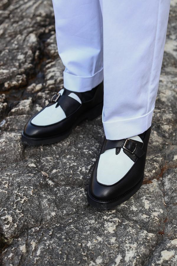 Loafers Black-and-White Floter