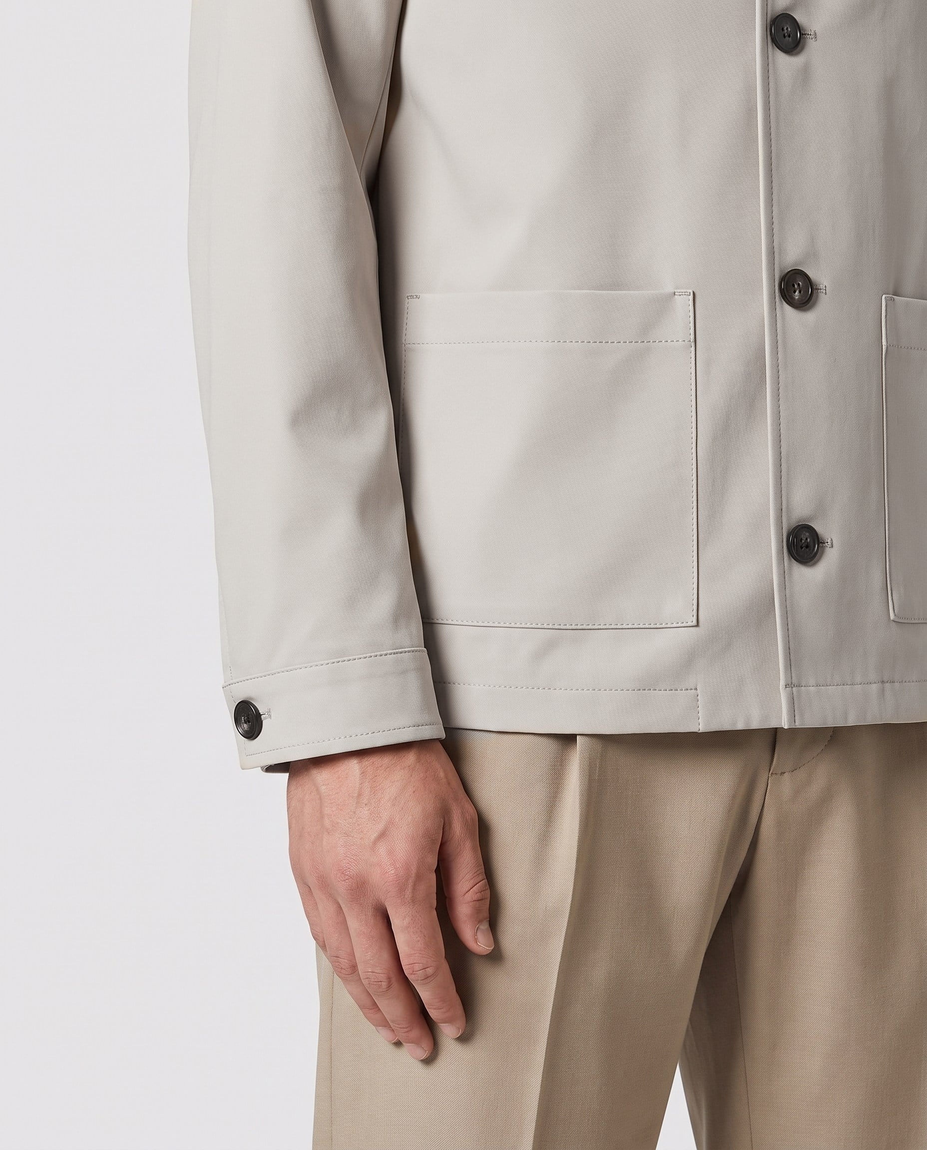 Lorenzo Shirt Jacket Bej