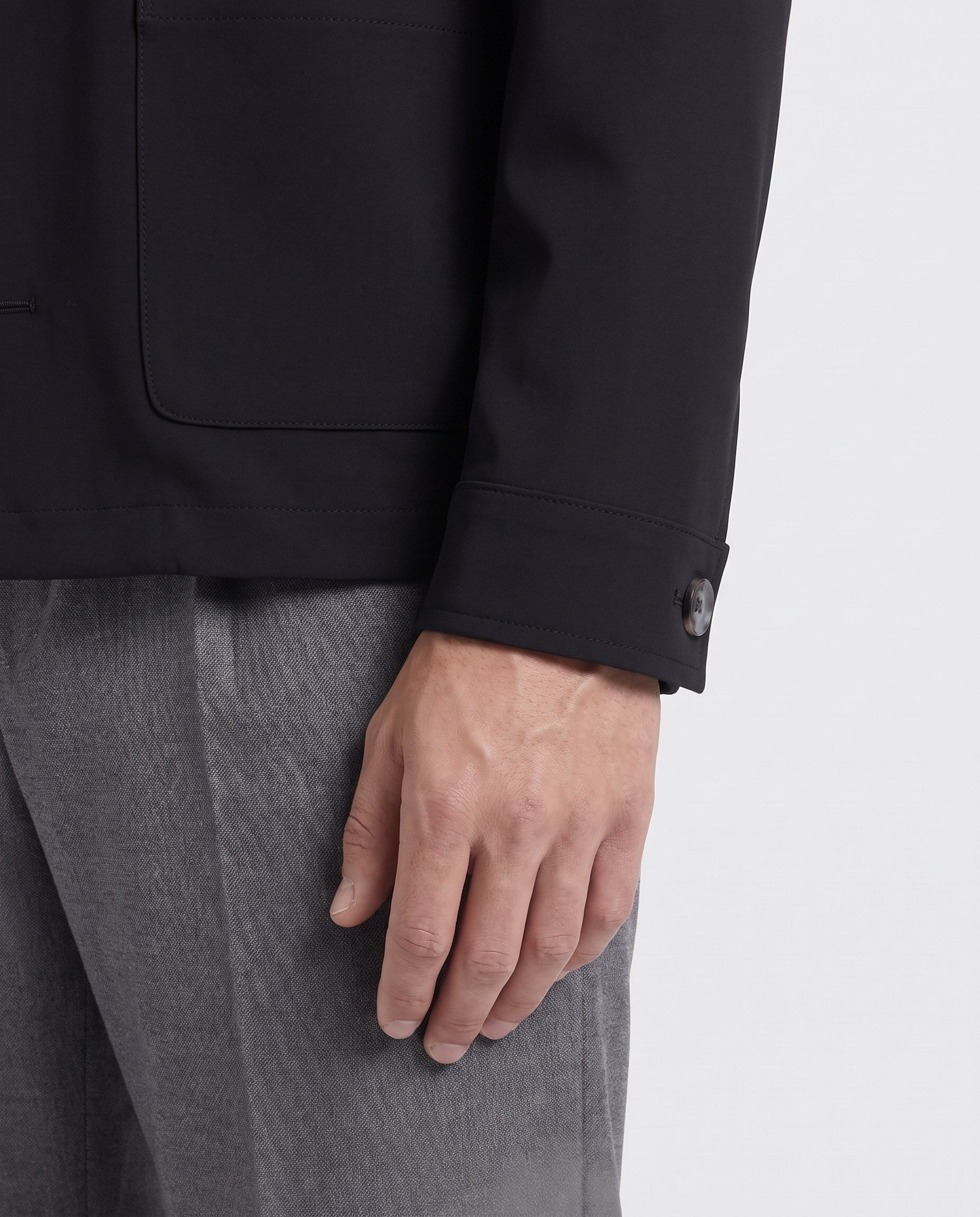 Lorenzo Shirt Jacket Black