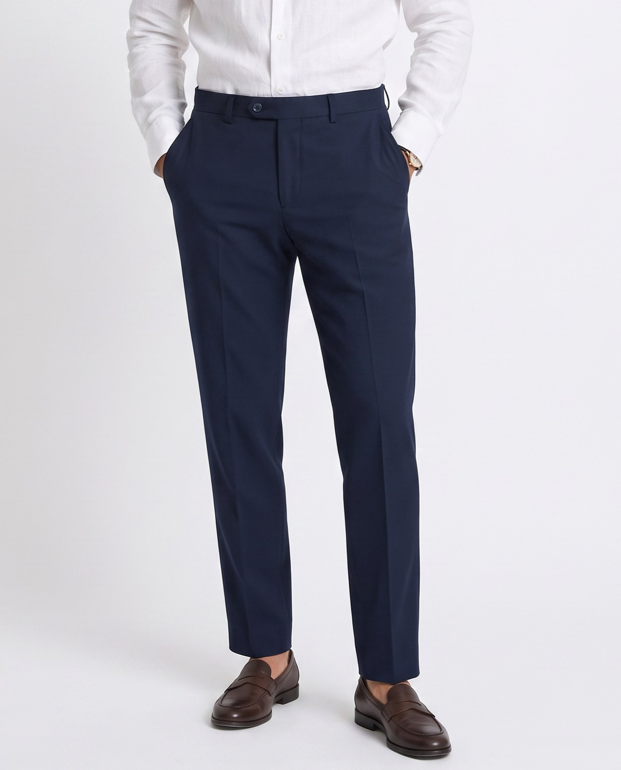 Orleans Double-Breasted Suit Navy
