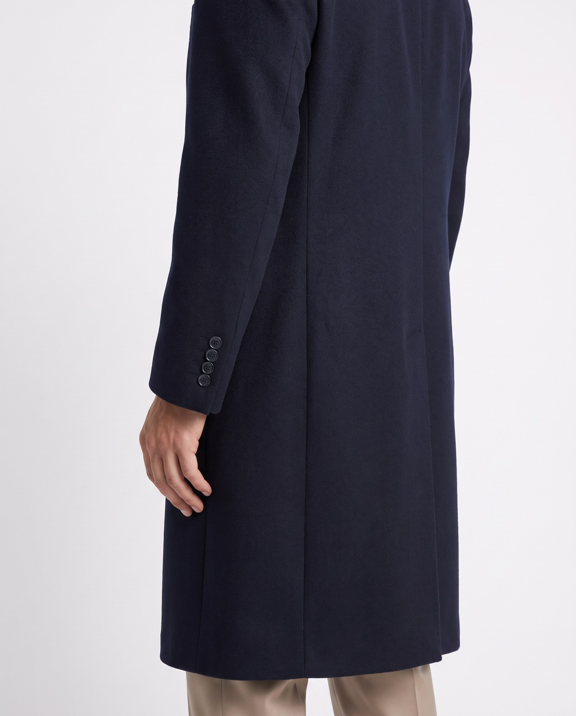 Double Breasted Coat Navy