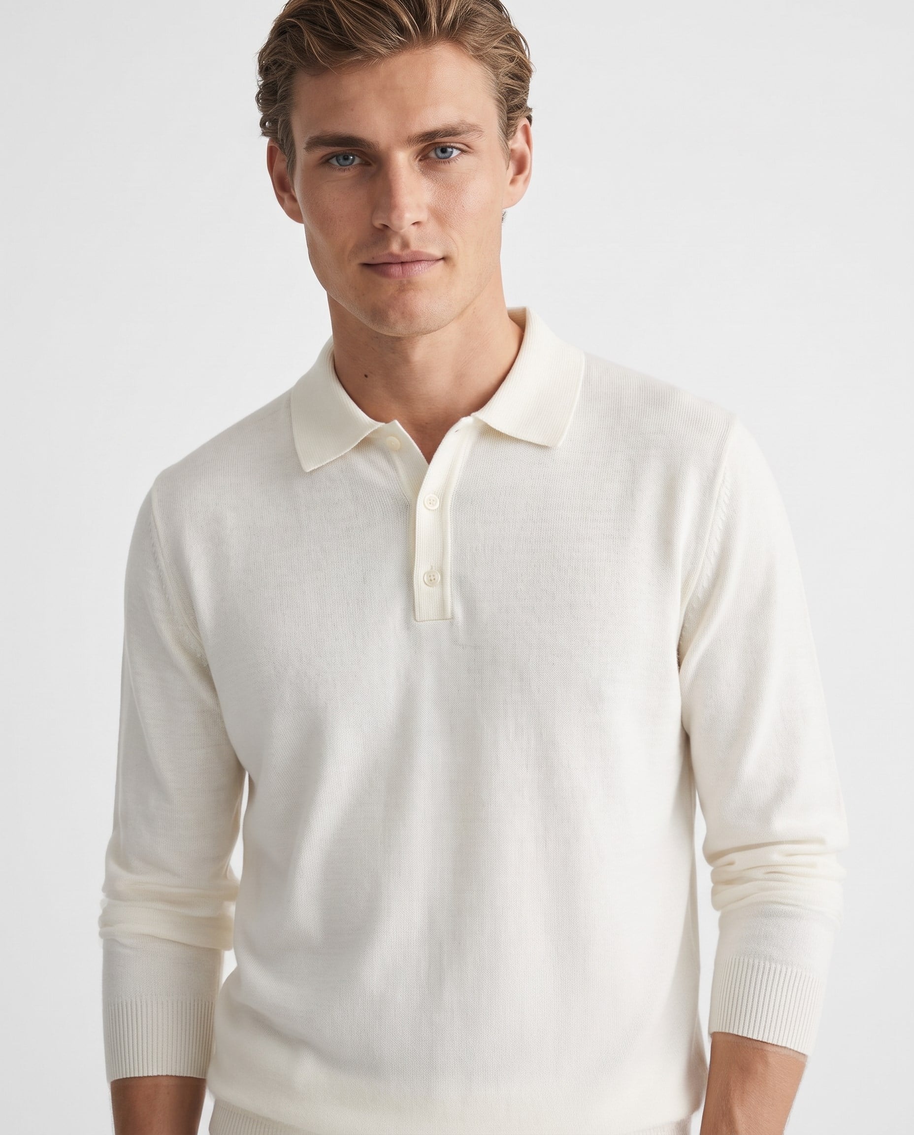 Full Fisherman Sweater Ecru