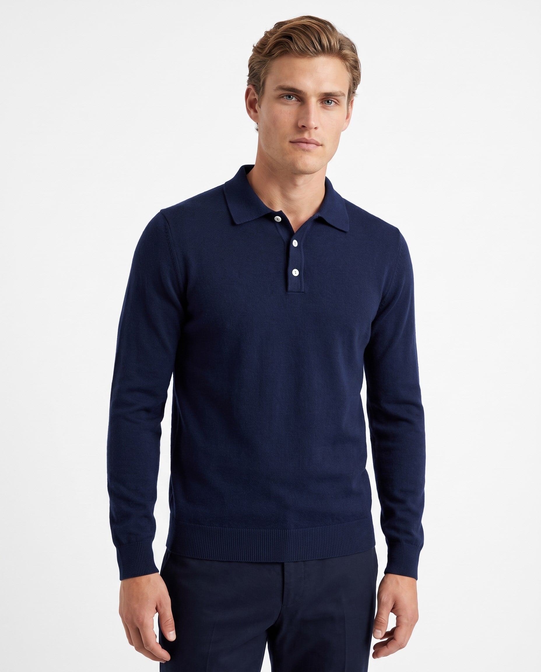 Full Fisherman Sweater Navy