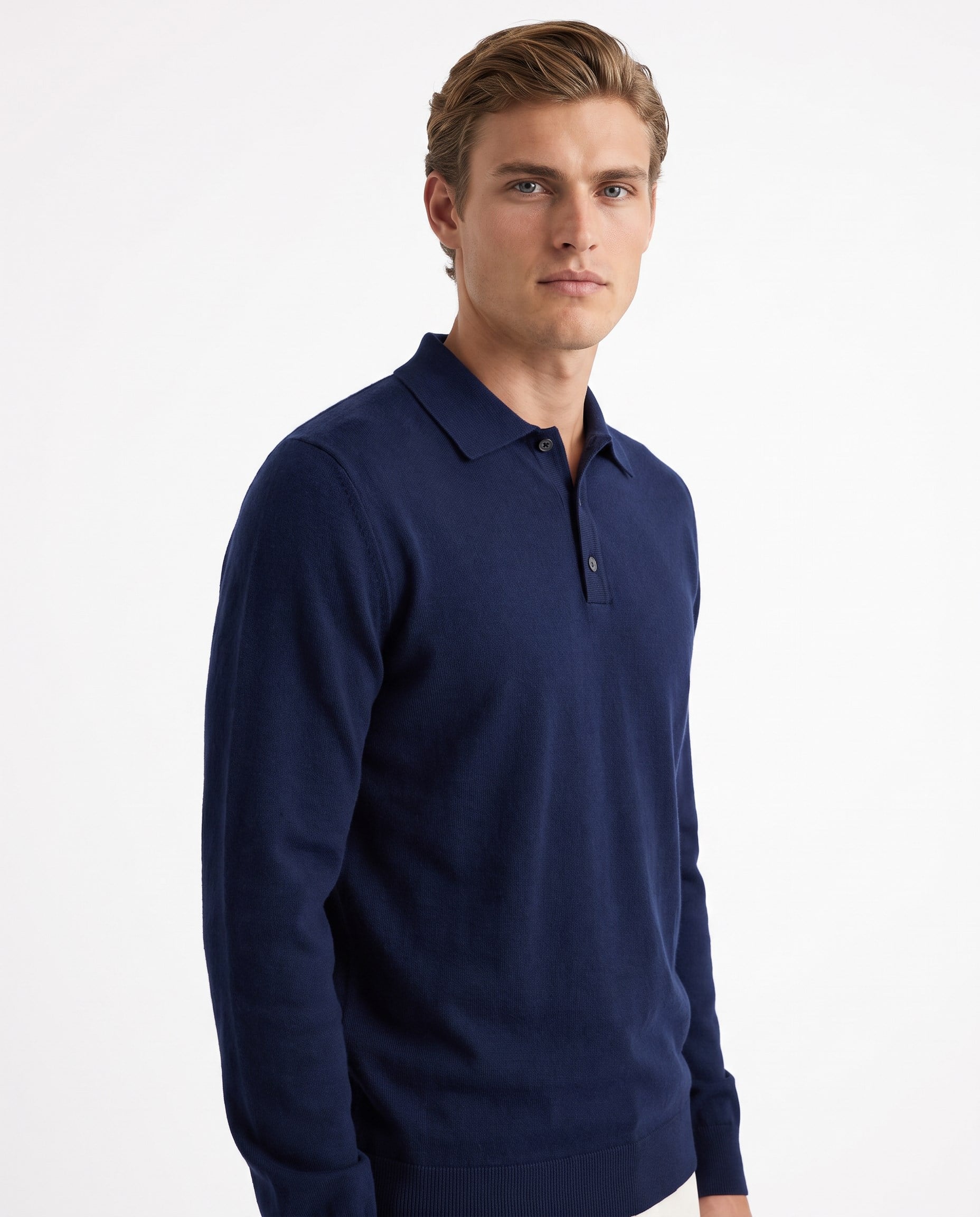 Full Fisherman Sweater Navy