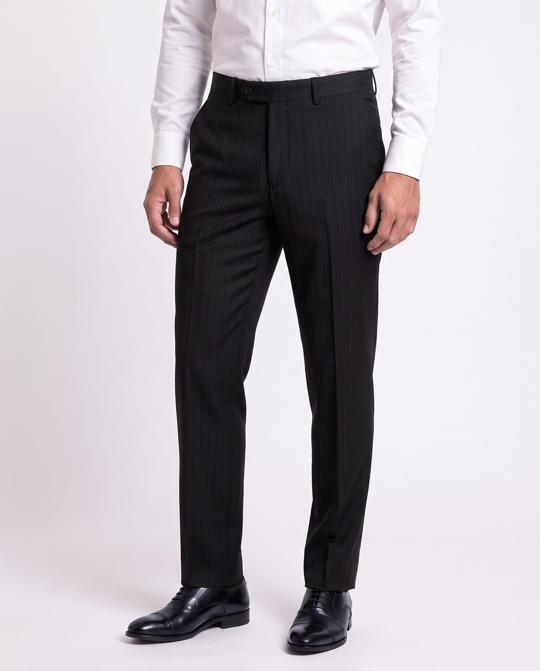 Rada Double-Breasted Suit Black
