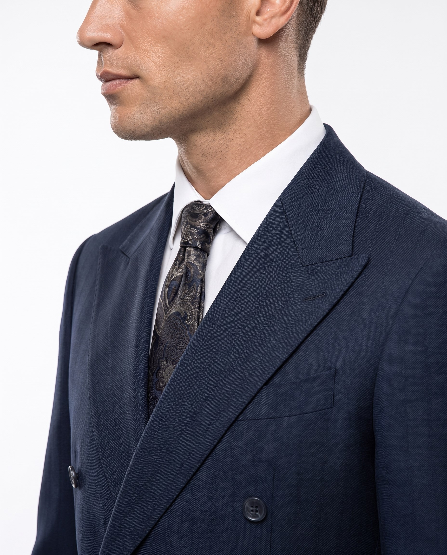 Rakkas Double-Breasted Suit Navy