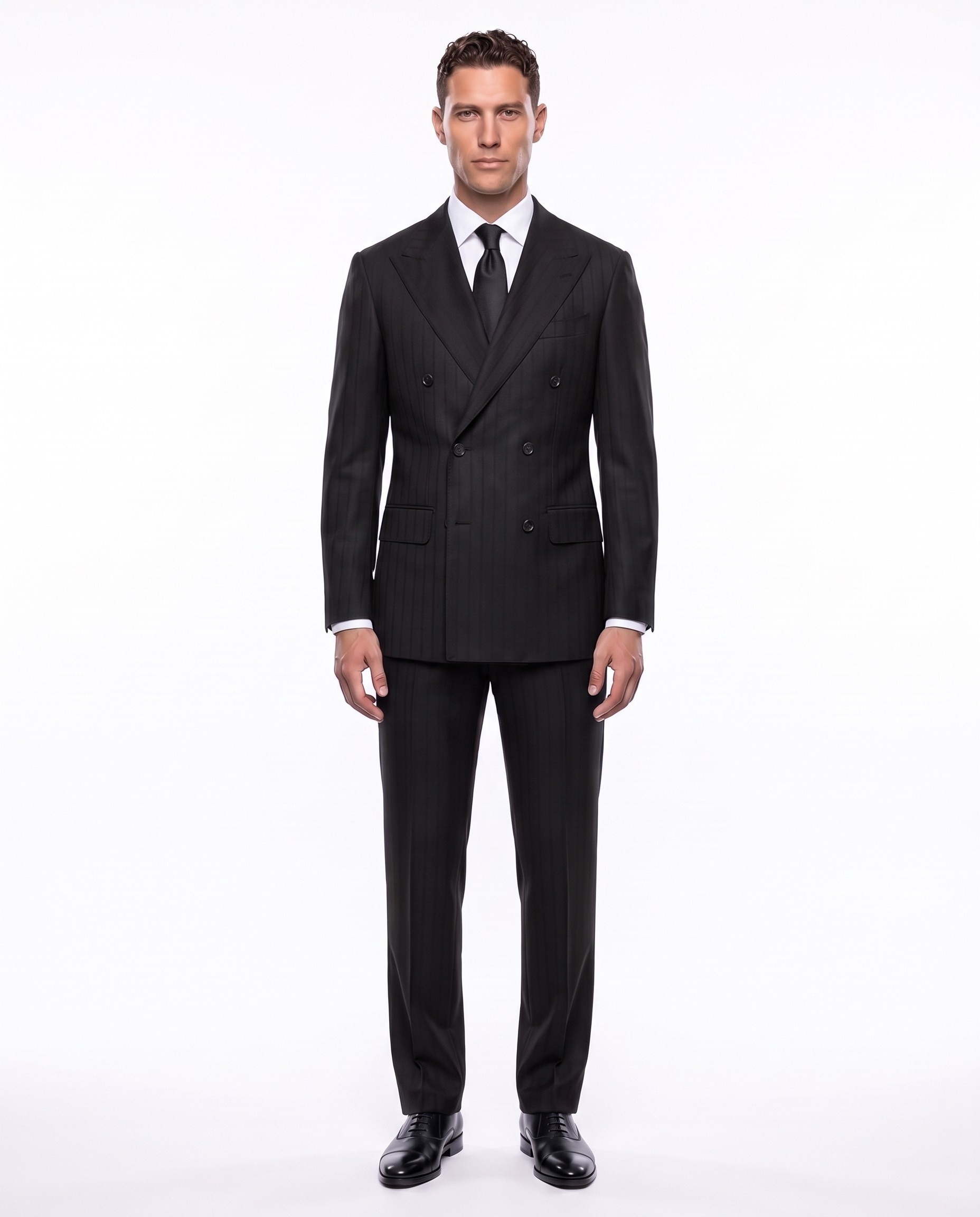 Rakkas Double-Breasted Suit Black