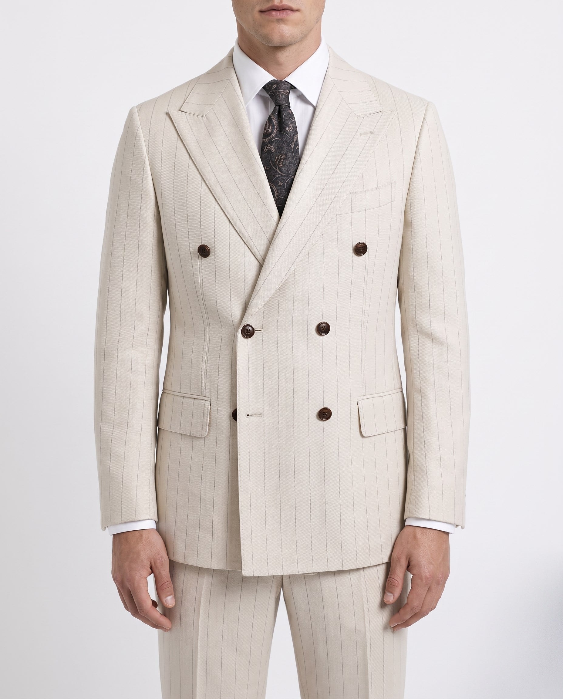 Sandy  Cross-Over Suit Bej