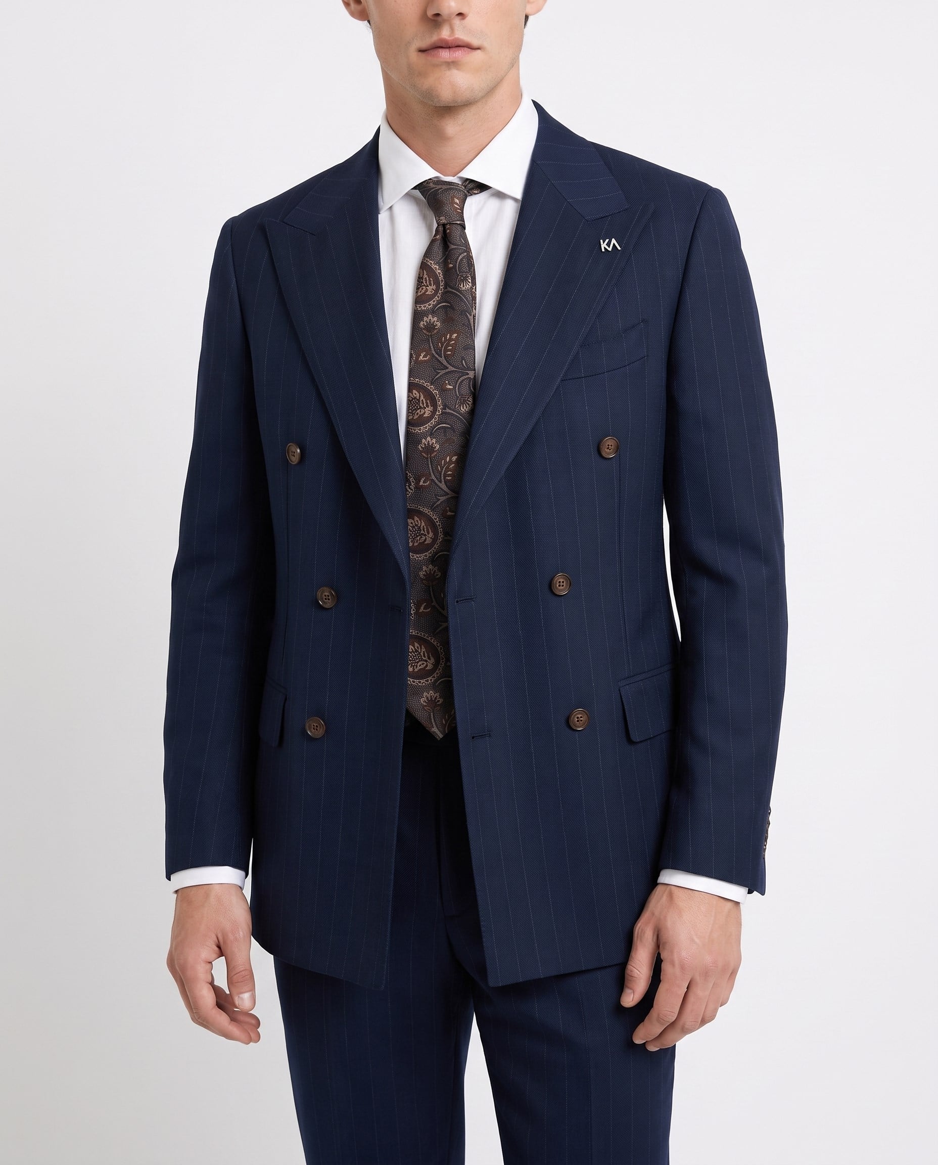 Sandy  Cross-Over Suit Navy