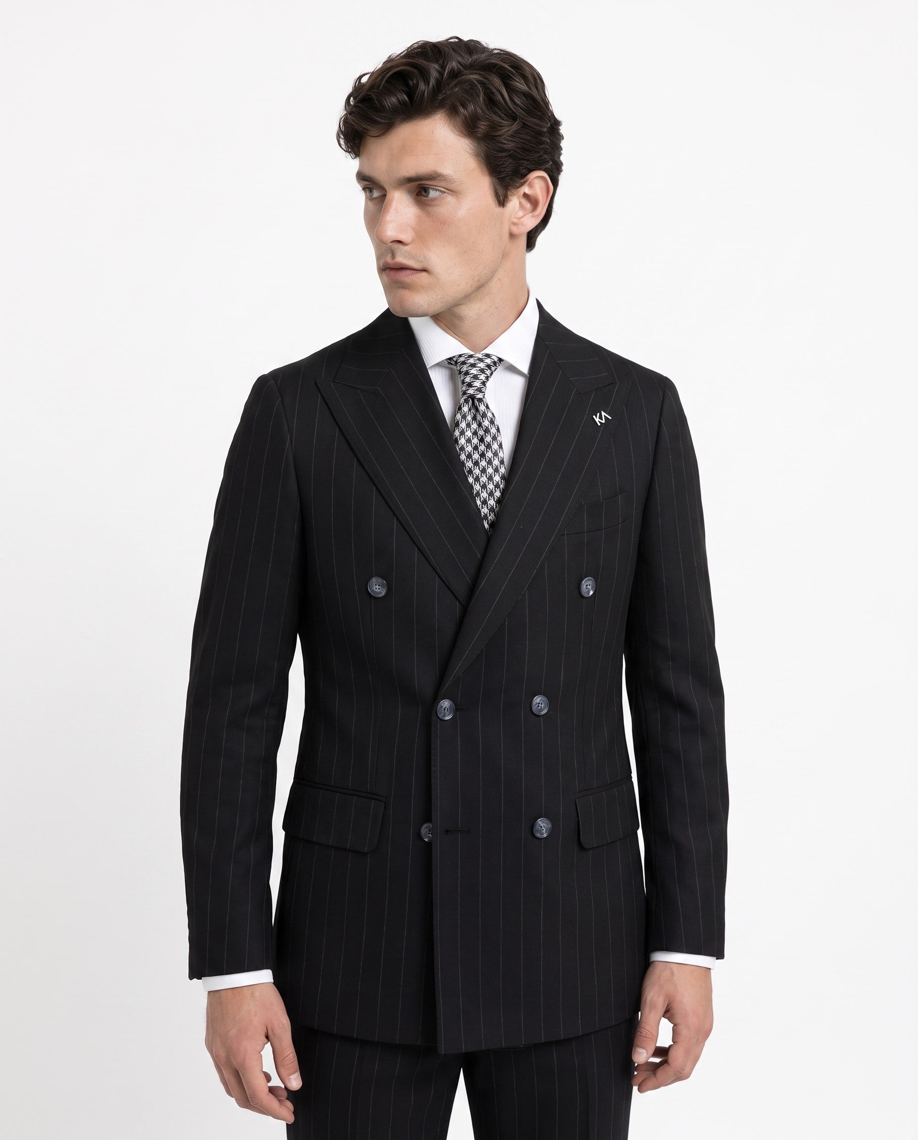 Sandy  Cross-Over Suit Black