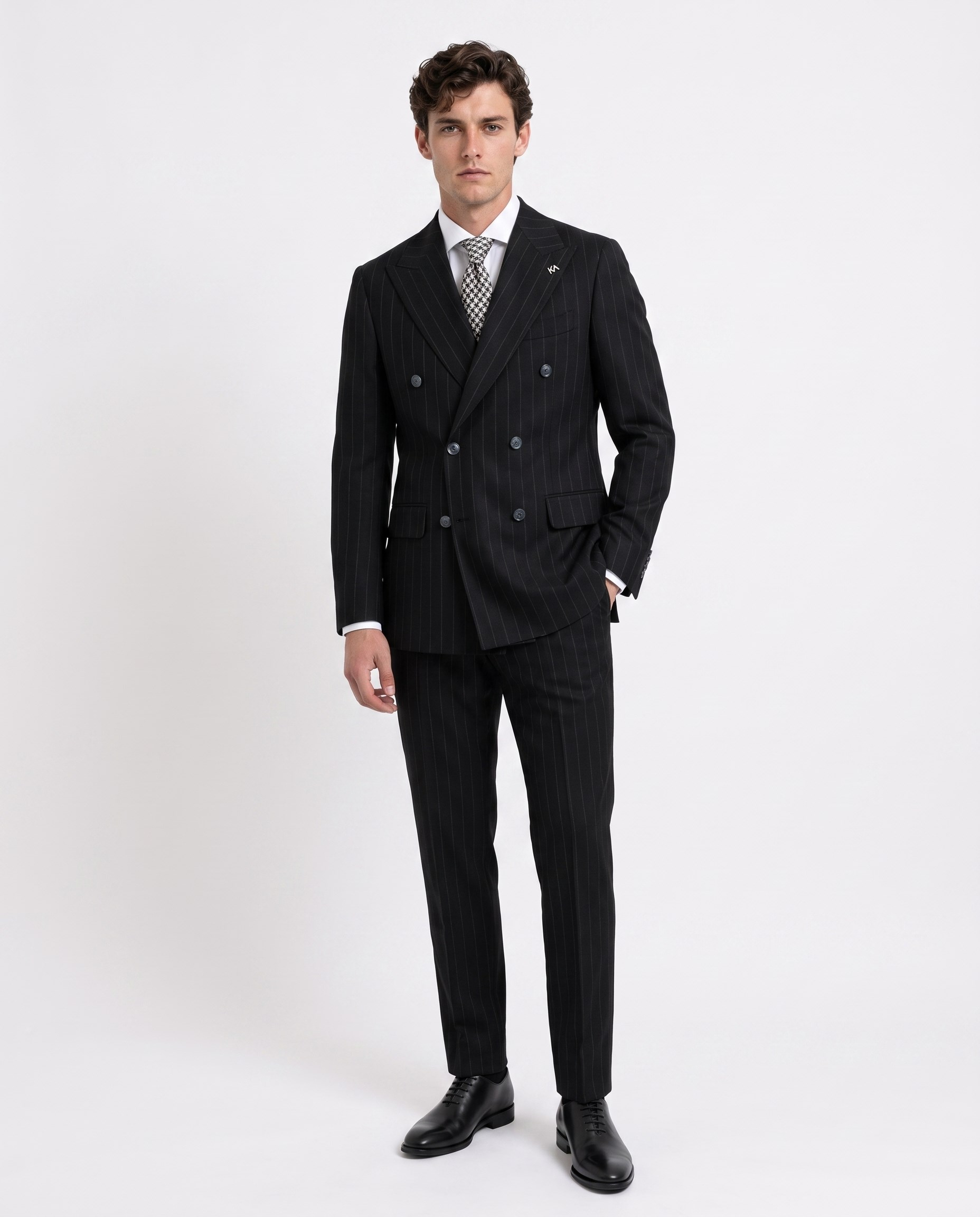 Sandy  Cross-Over Suit Black