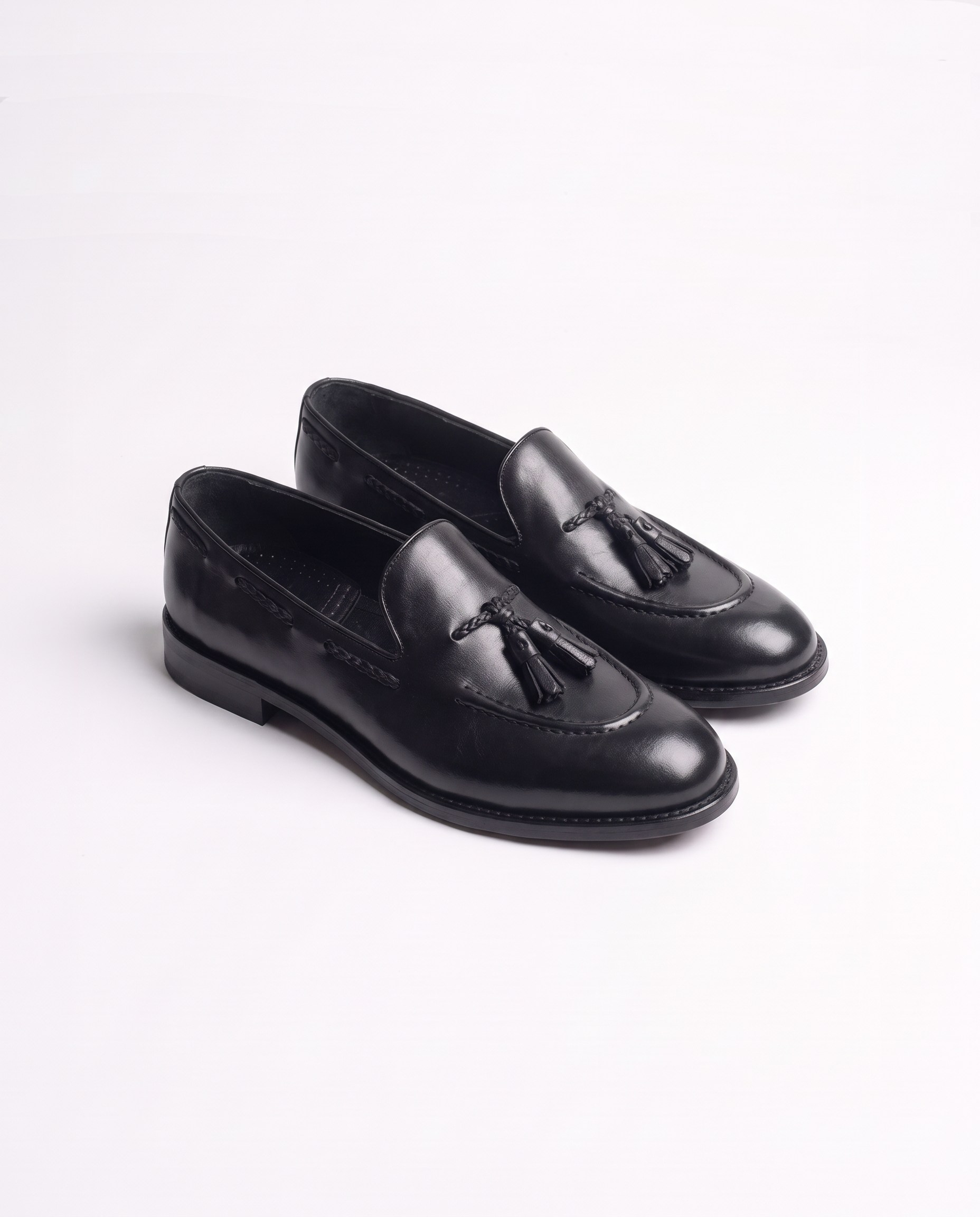 Loafers Shoes Black  Santo