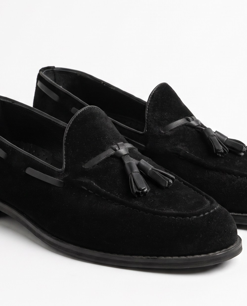 Loafers Black  Süet