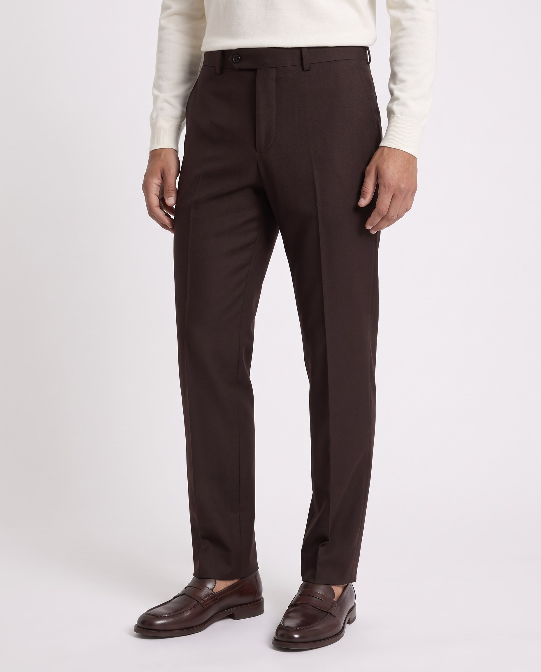 Sante Slim Fit Pantolon Kahverengi