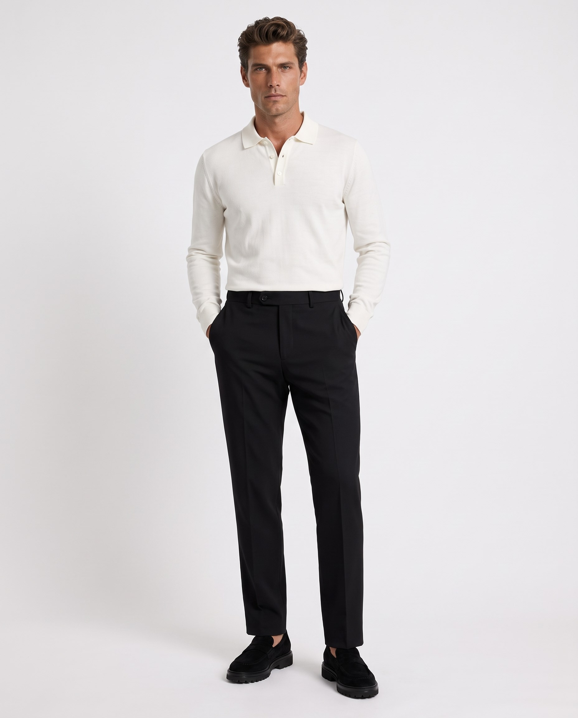 Sante Slim Fit Pantolon Siyah