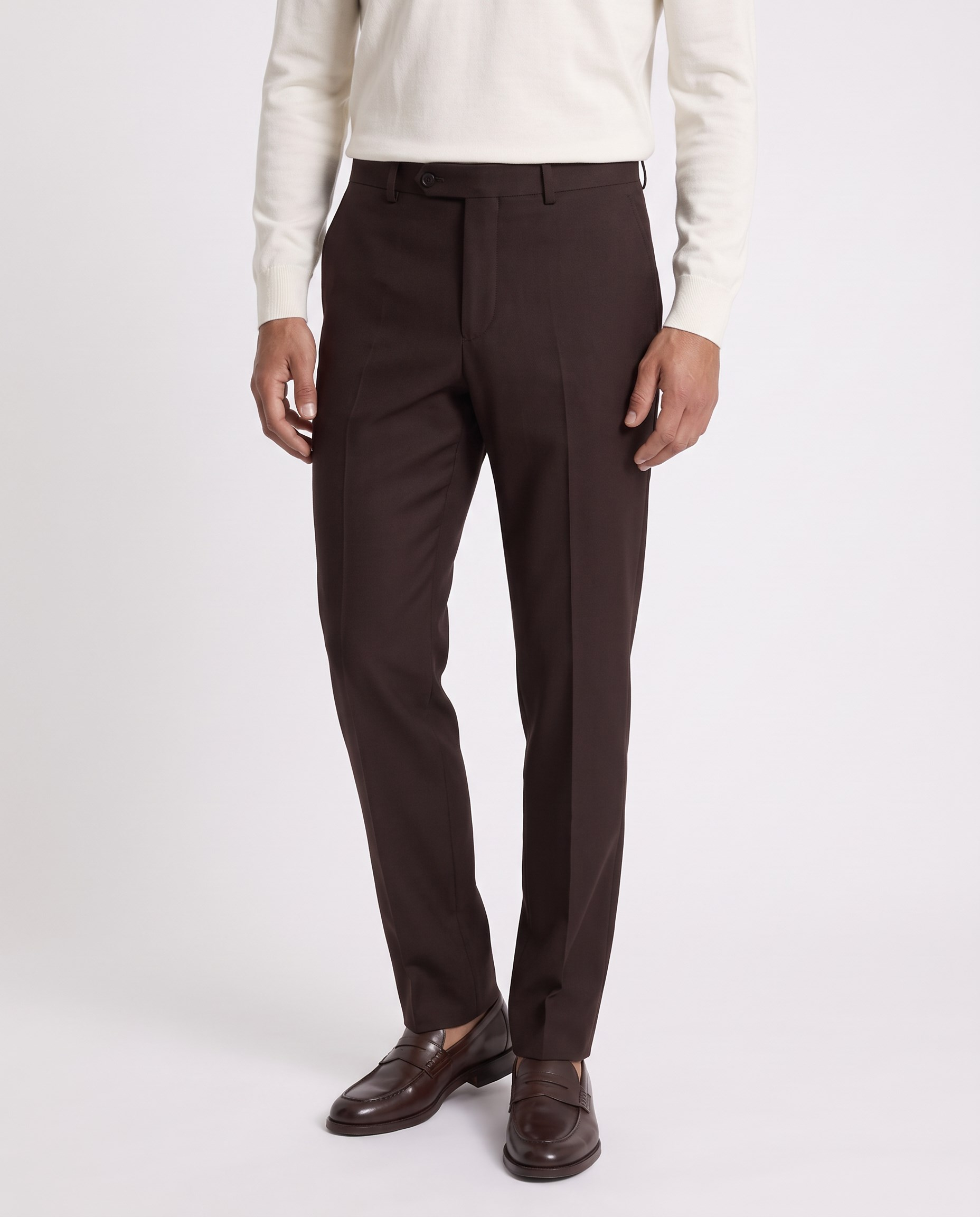 Sante Slim Fit Pantolon Kahverengi