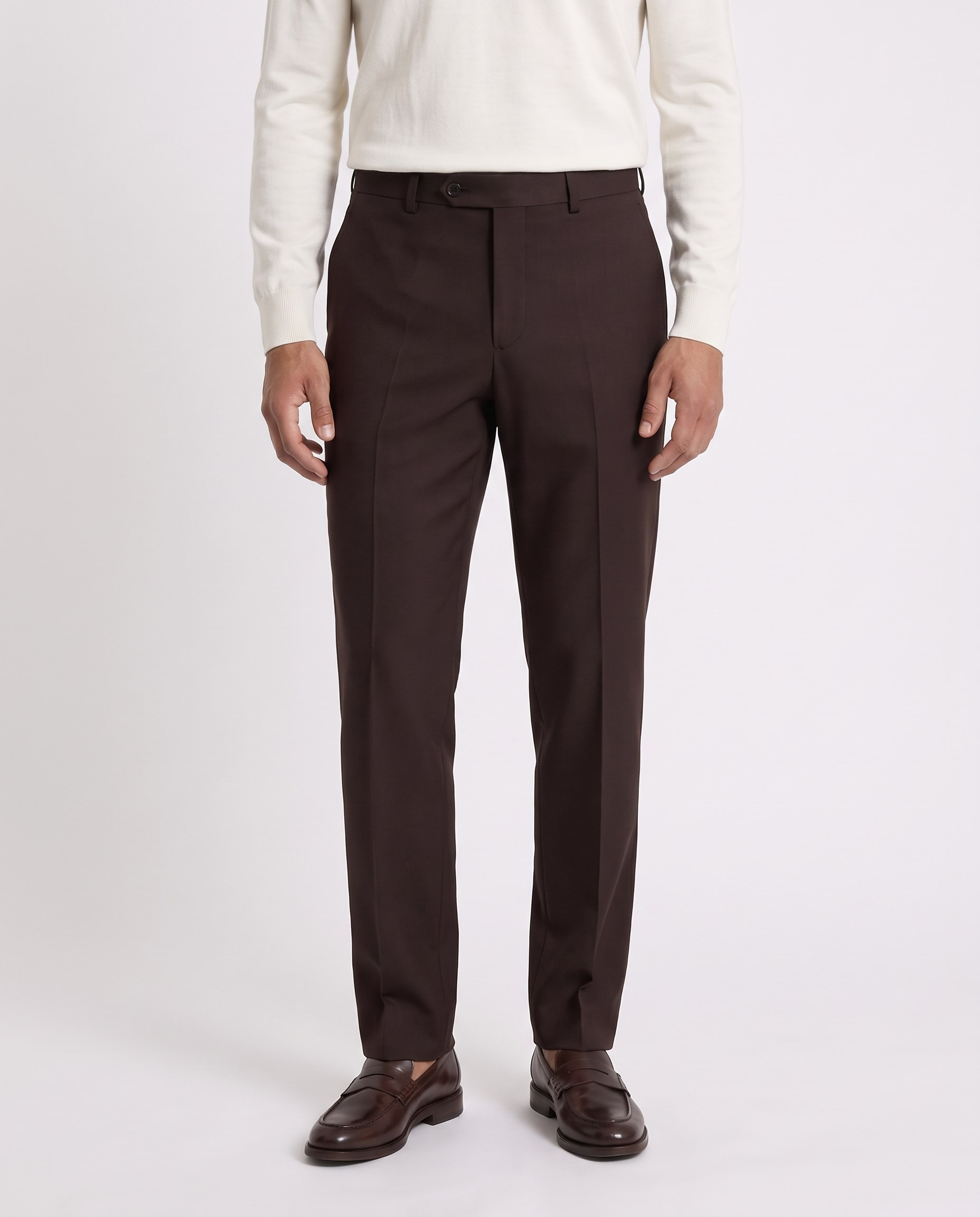 Sante Slim Fit Pantolon Kahverengi