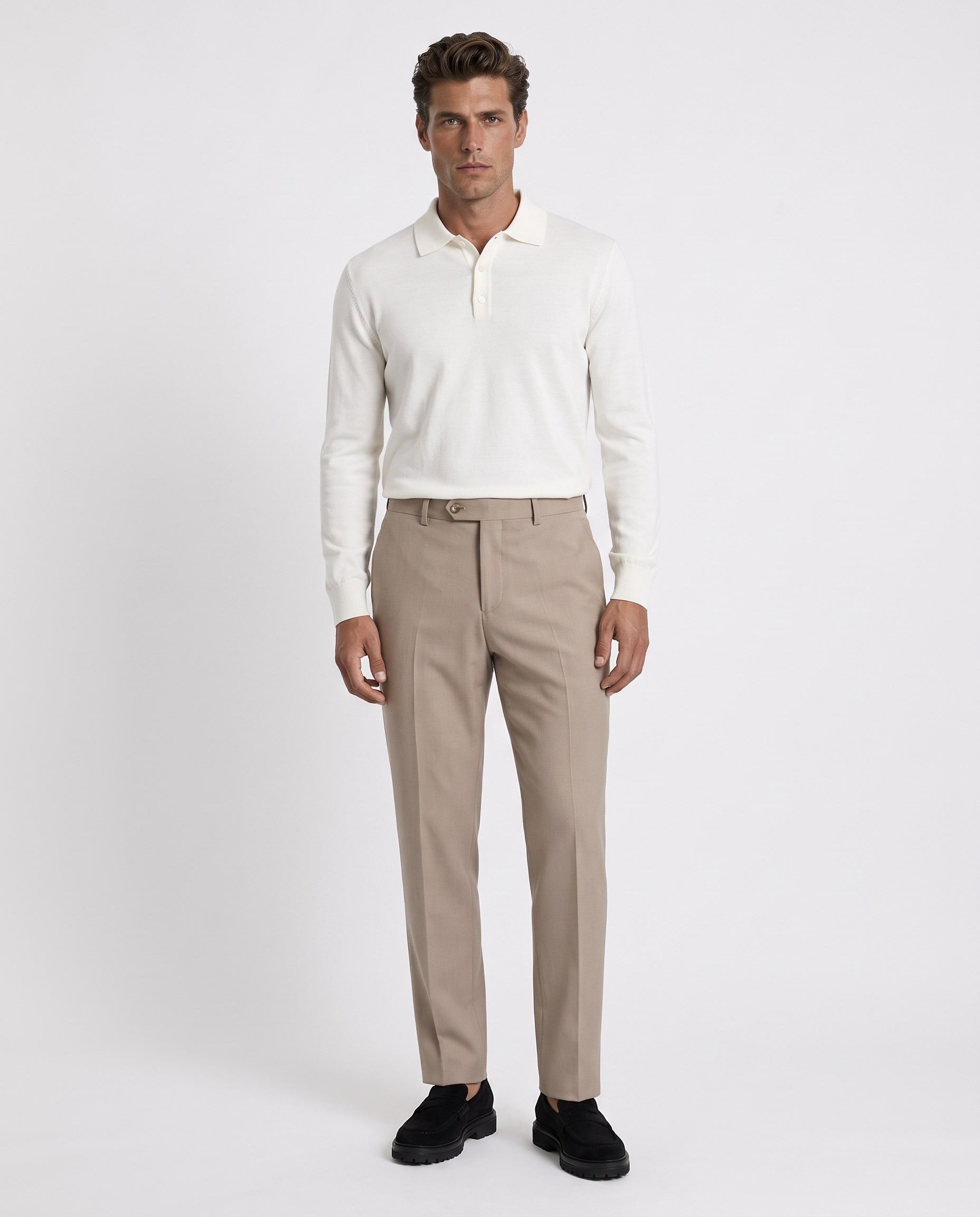 Sante Slim Fit Pantolon Bej
