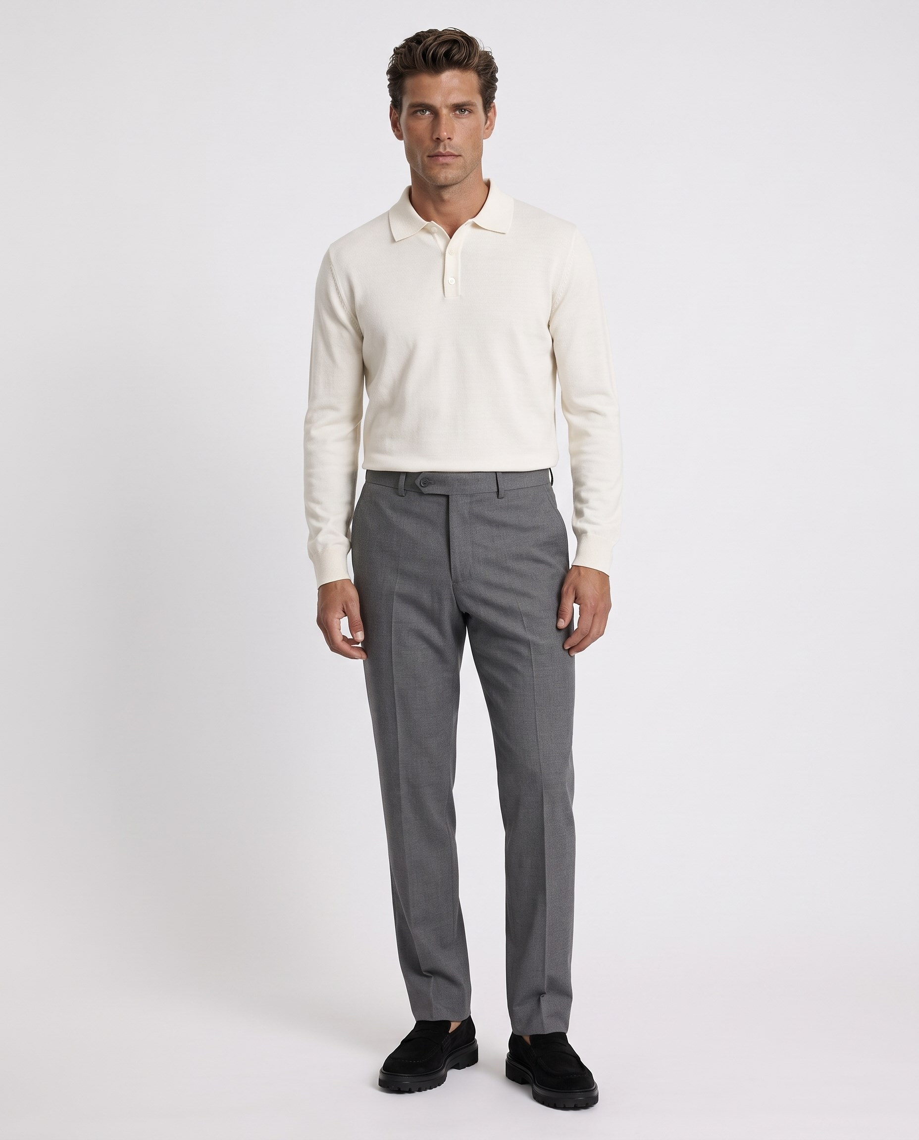 Sante Slim Fit Pantolon Gri