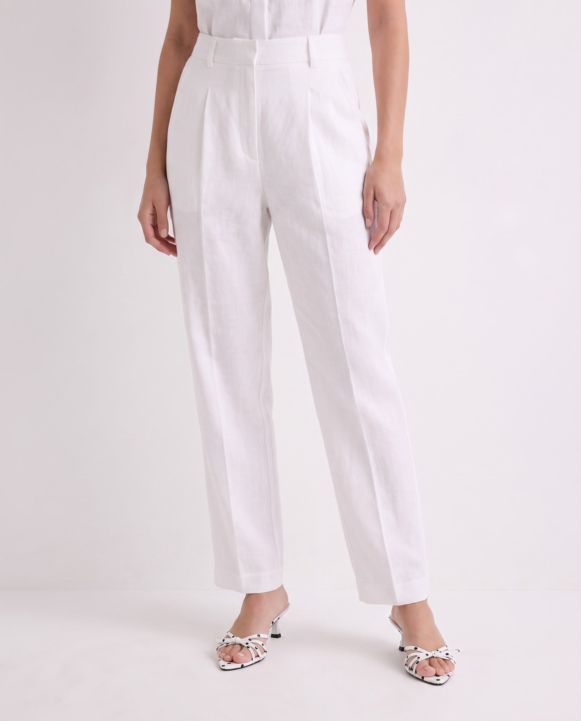 Soleil Pants White