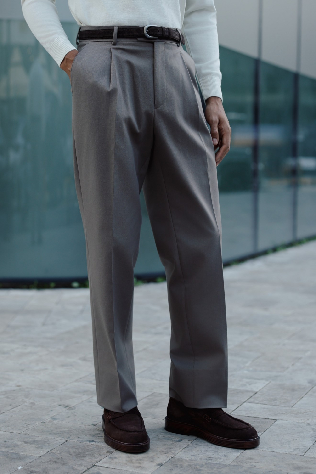 Tokyo Modern Fit Pantolon Vizon