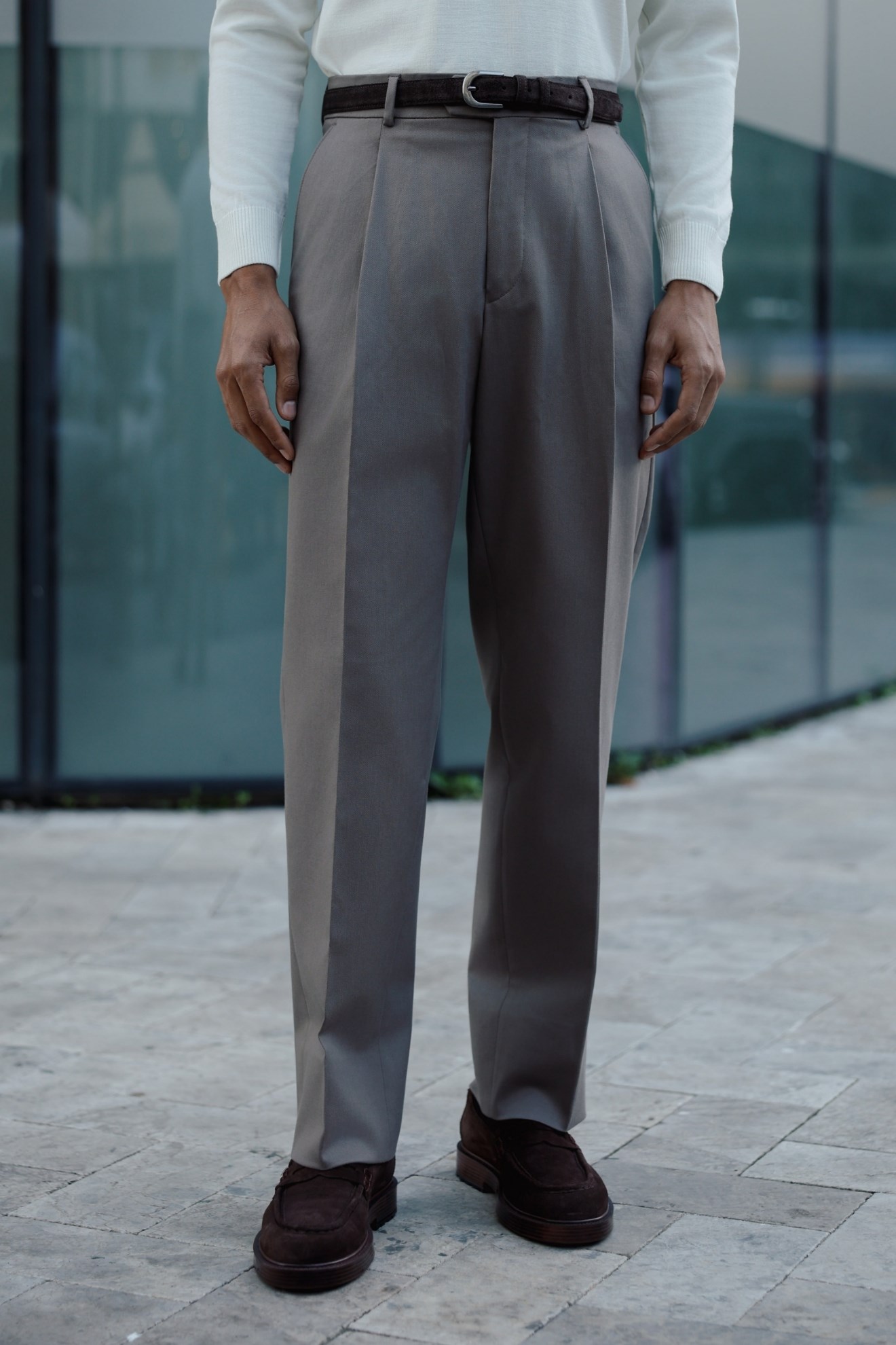 Tokyo Modern Fit Pantolon Vizon