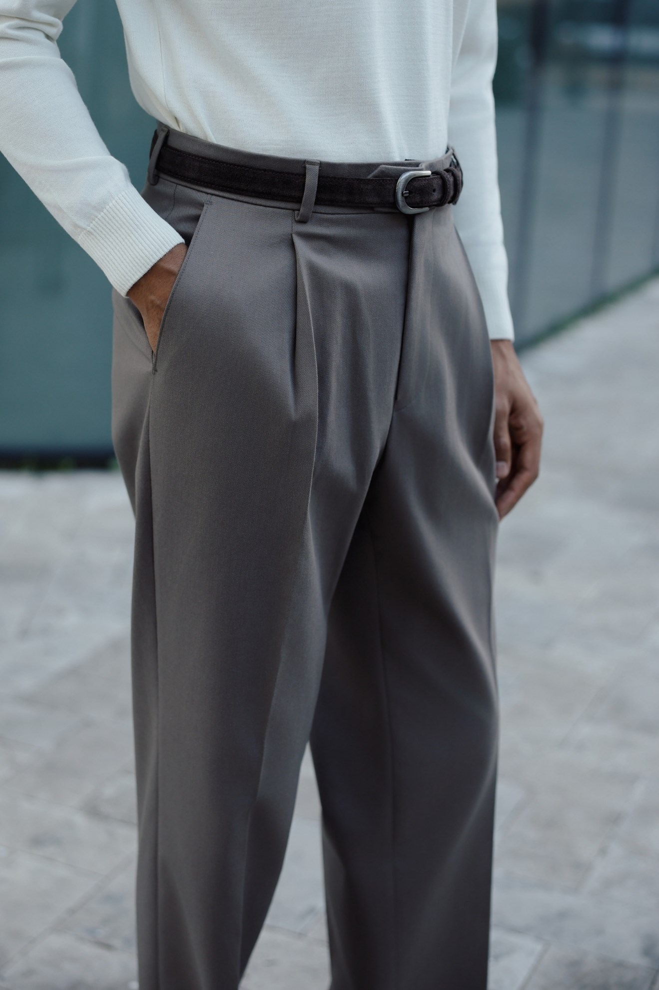 Tokyo Modern Fit Pantolon Vizon