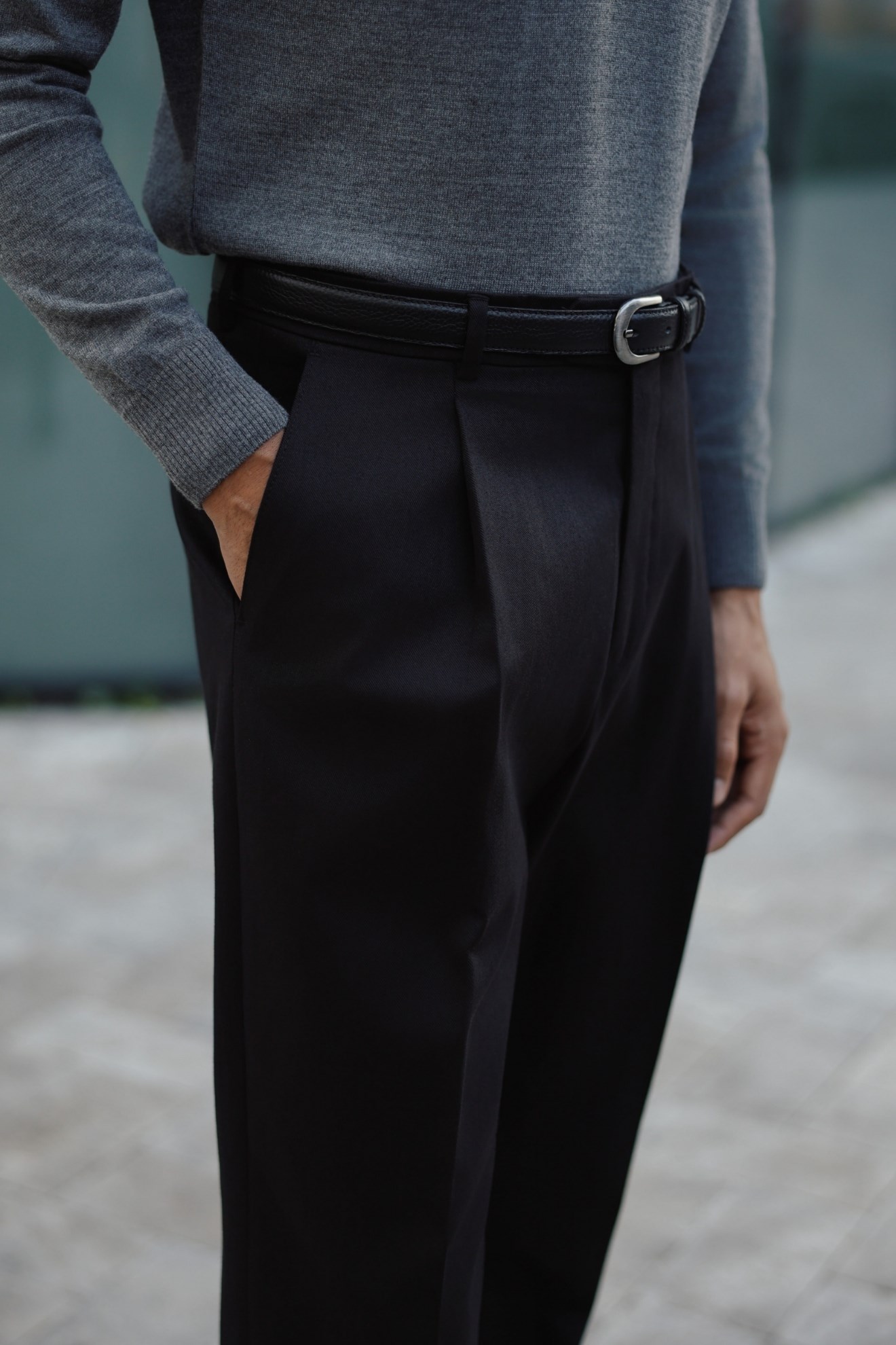 Tokyo Modern Fit Pants Black