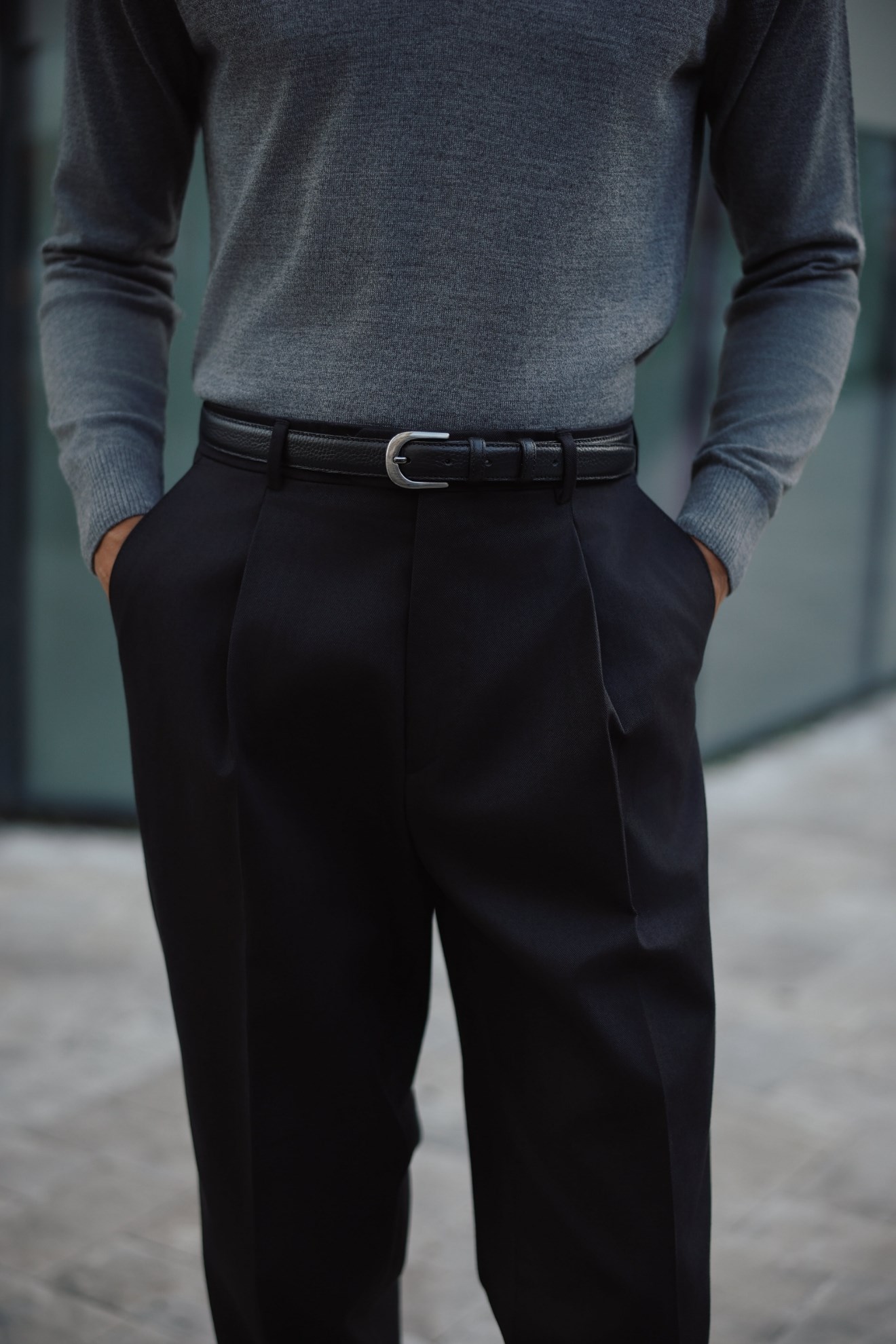 Tokyo Modern Fit Pants Black