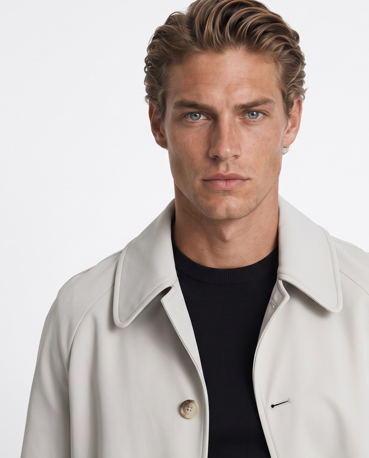 Fronze Trench Coat Taş