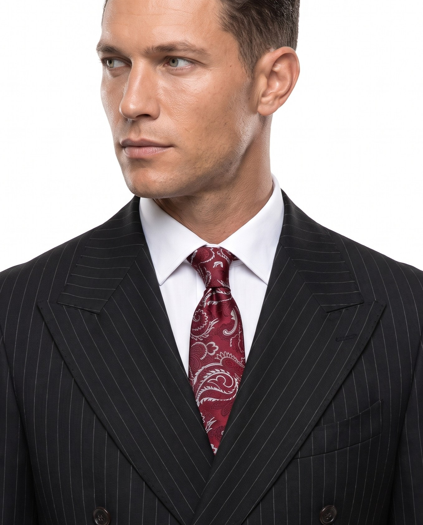 Vermeer Cross-Cut Suit Black