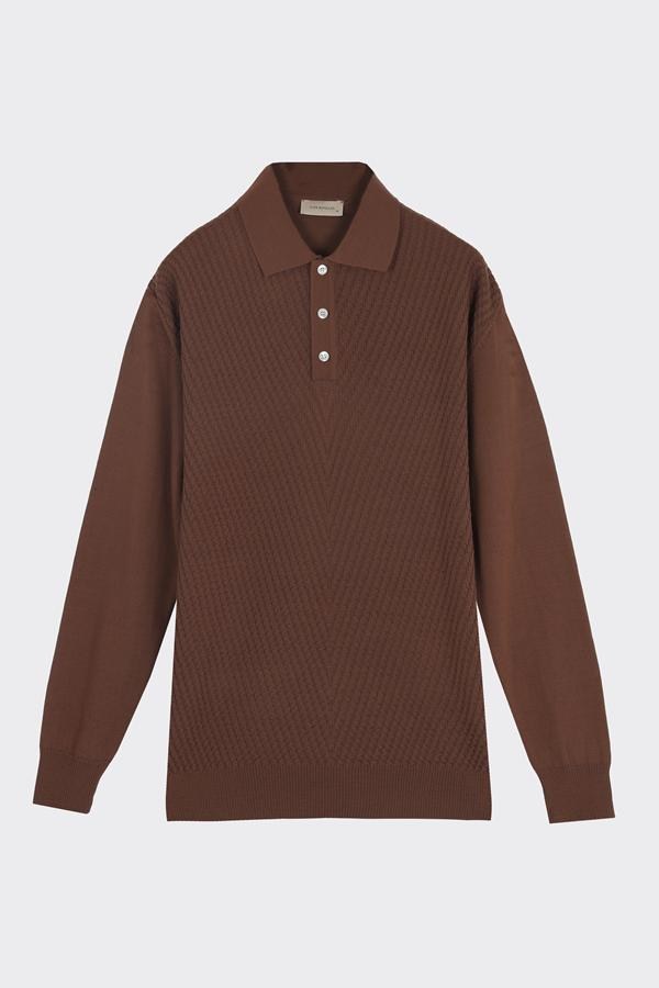 Wınd Polo Yaka Triko Camel
