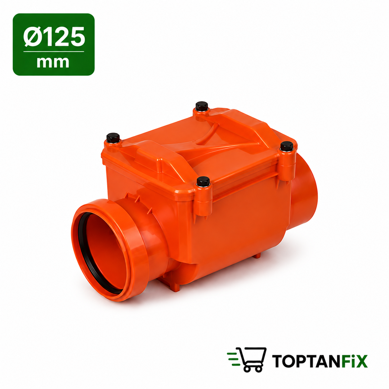  Pvc Atık Pis Su Çekvalf 125 mm
