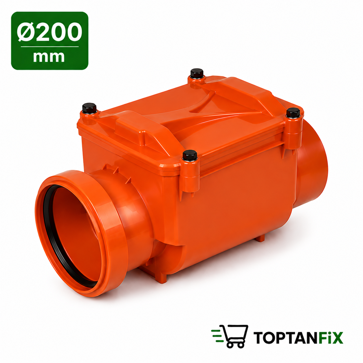  Pvc Atık Pis Su Çekvalf 200 mm