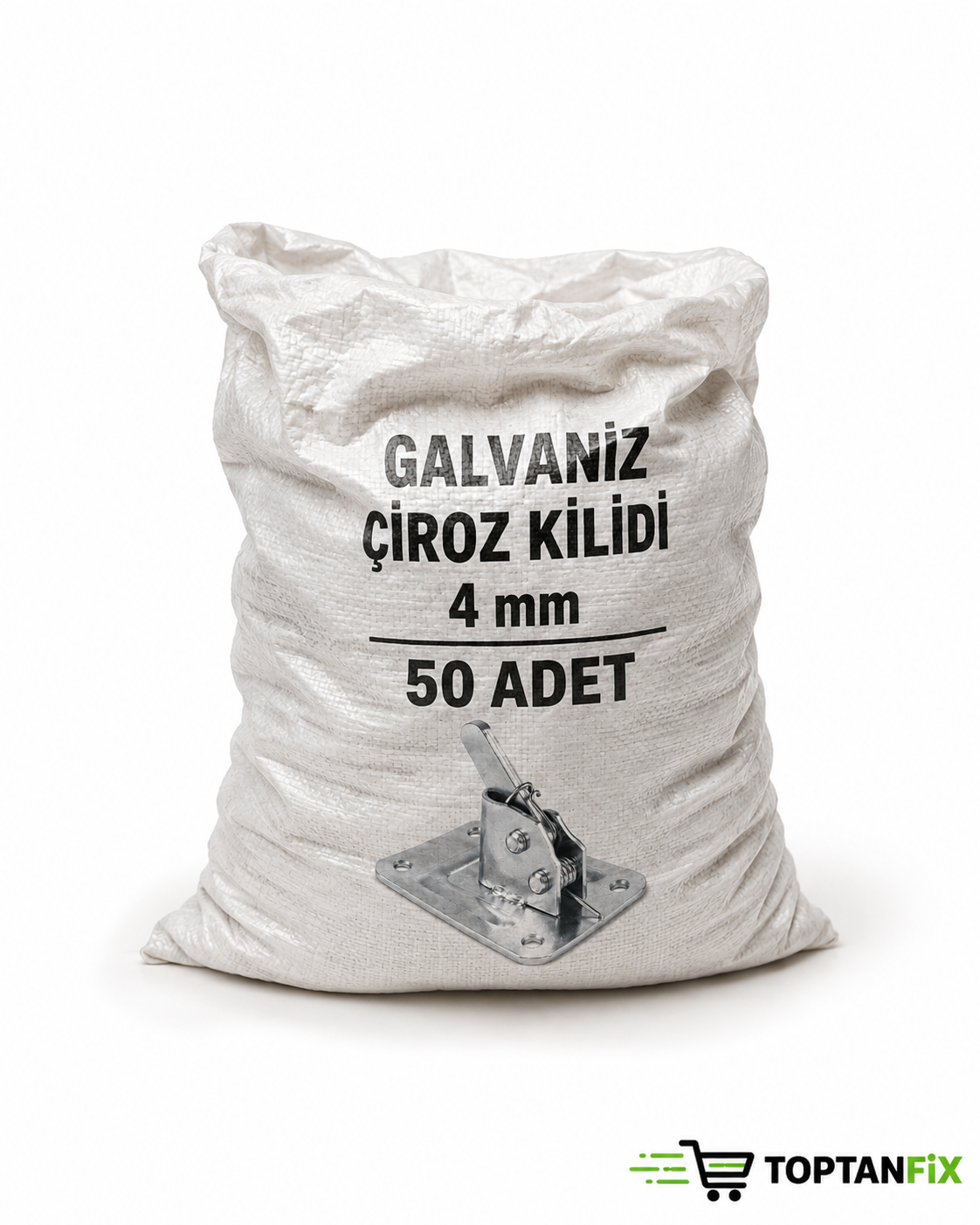4 Mm Galvaniz Çiroz Kalıp Kilidi