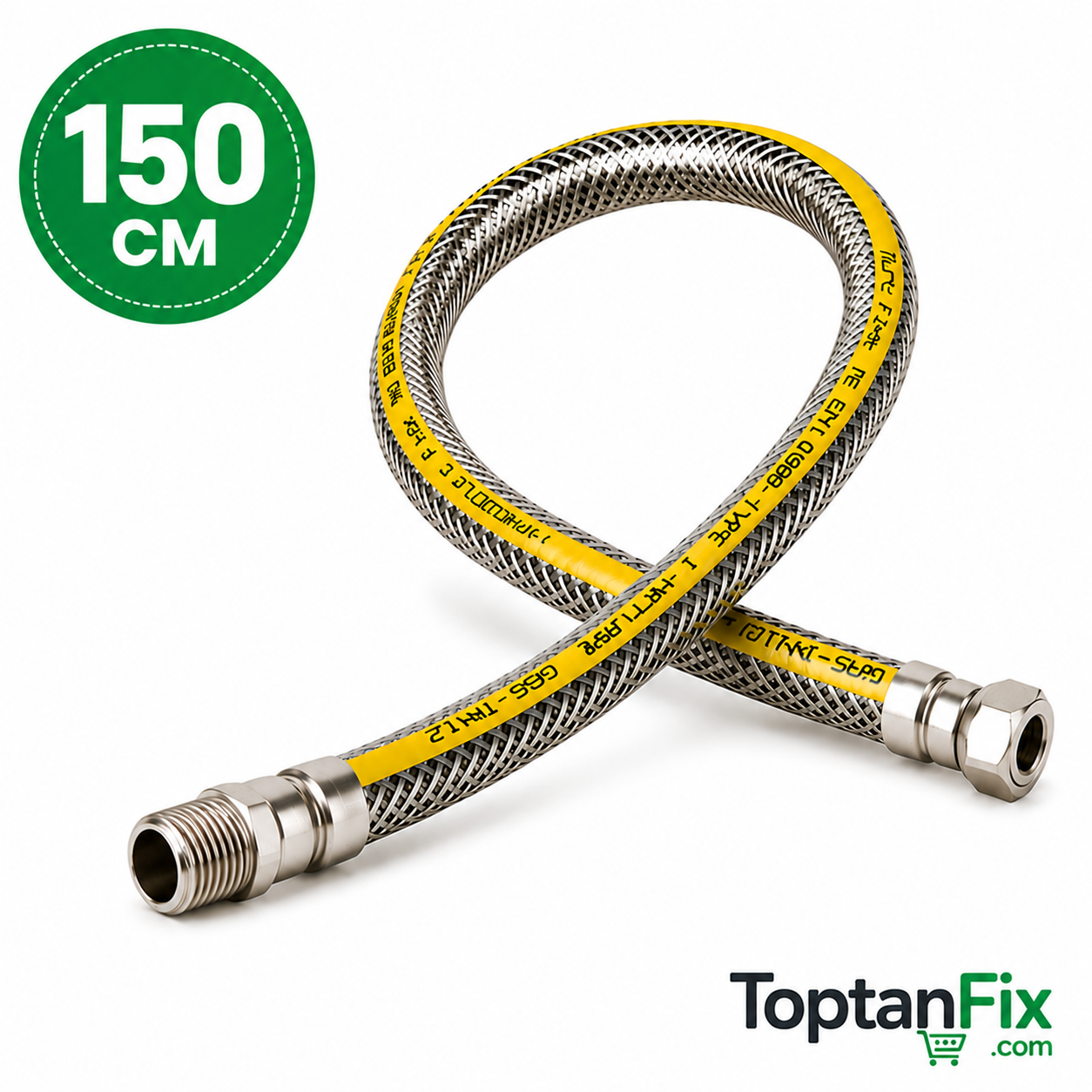 Doğalgaz Ocak Flex Hortum 150 Cm