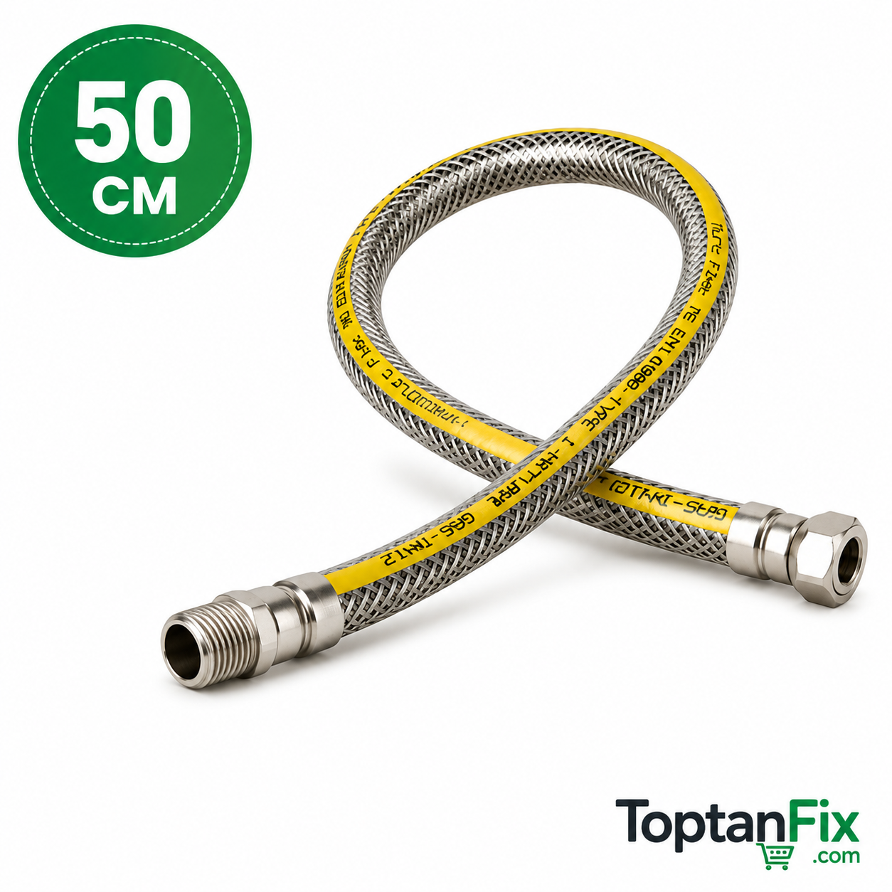 Doğalgaz Ocak Flex Hortum 50 Cm
