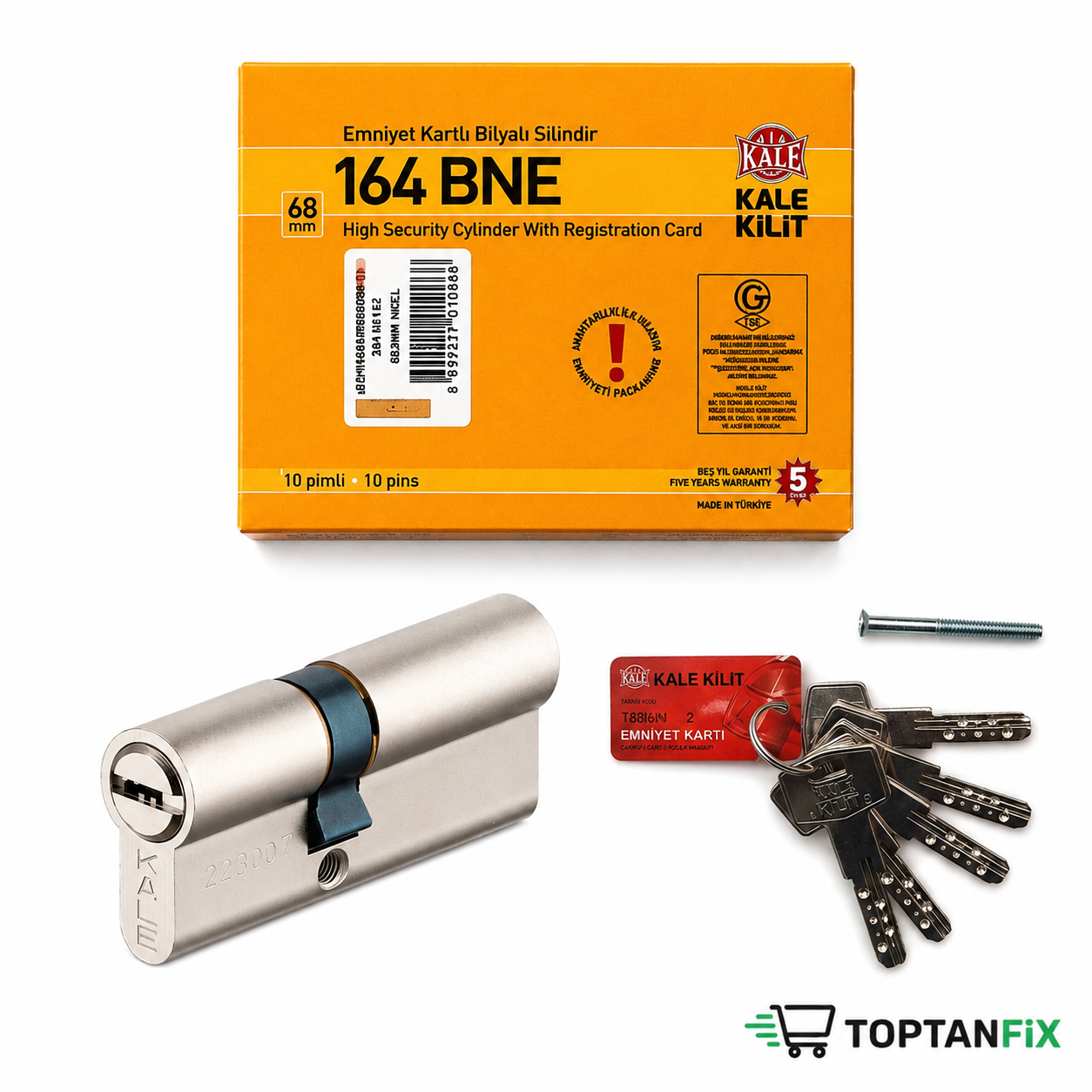 Kale 164 BNE 68 mm Bilyalı Kapı Kilidi